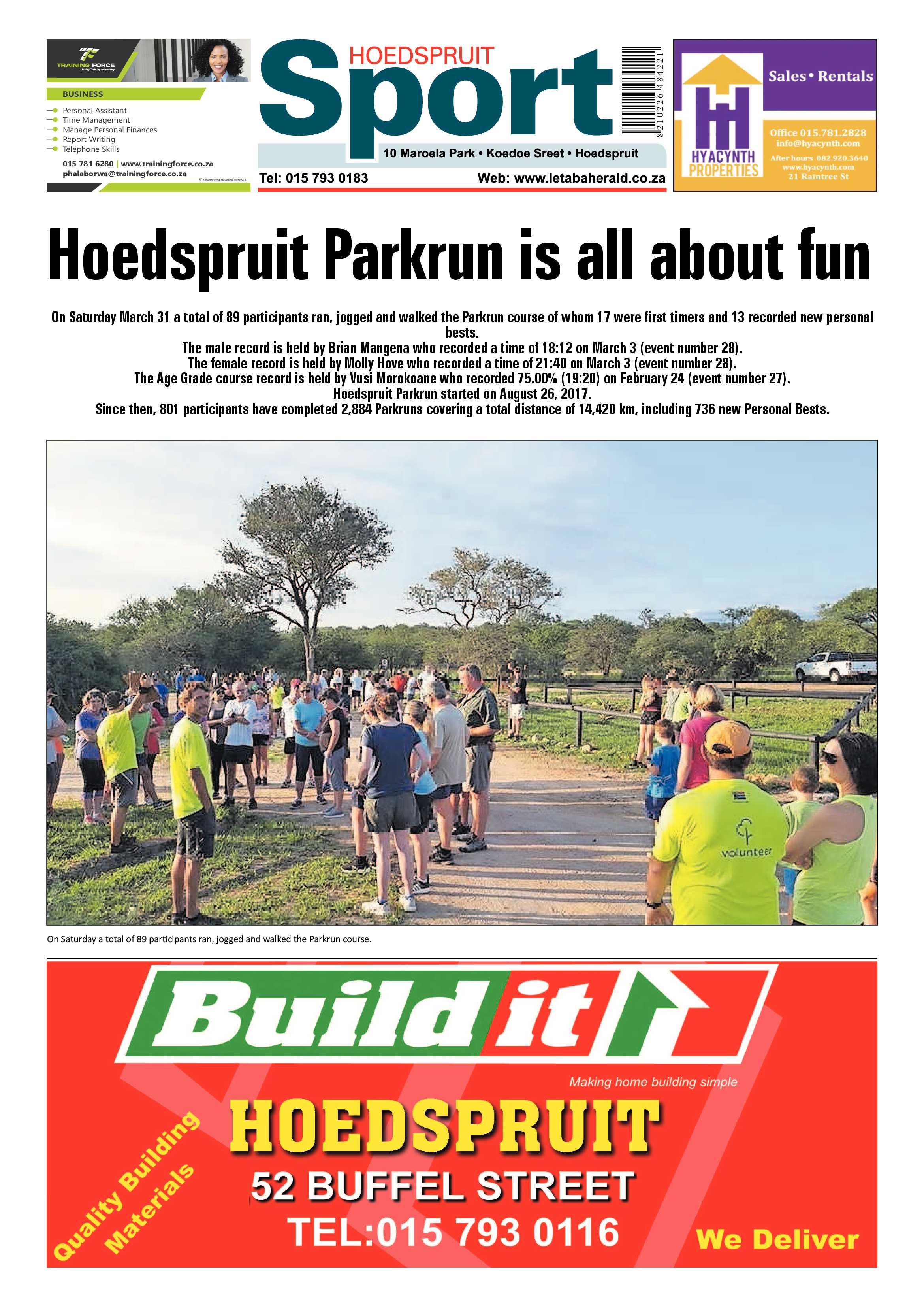 Hoedspruit Herald – 6 April 2018 page 8
