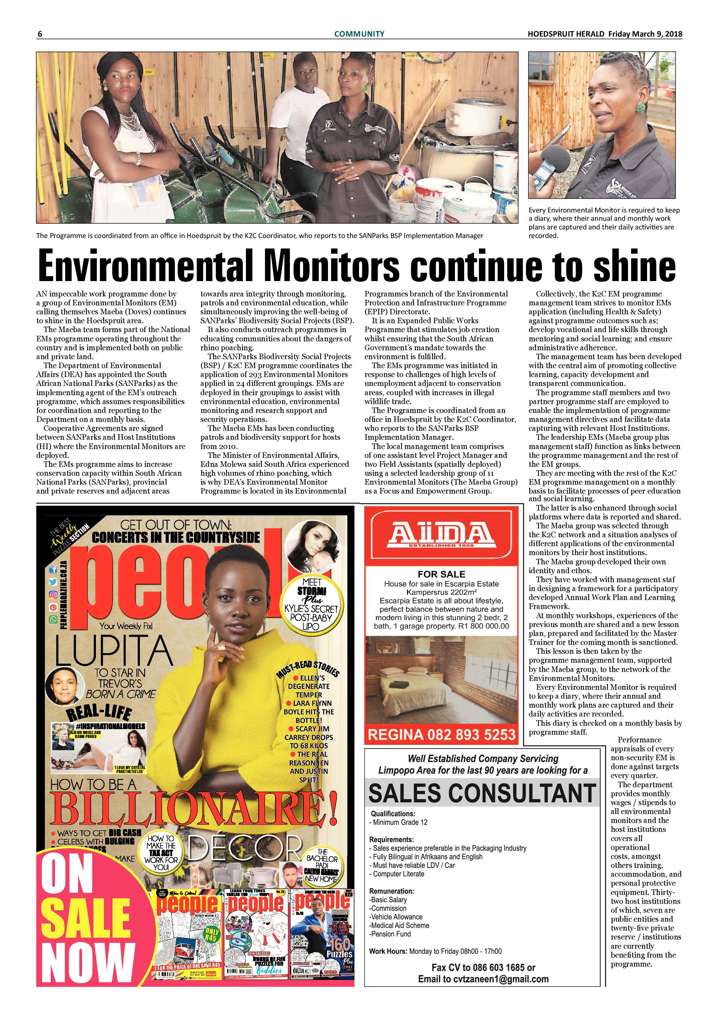 Hoedspruit Herald – 9 March 2018 page 6