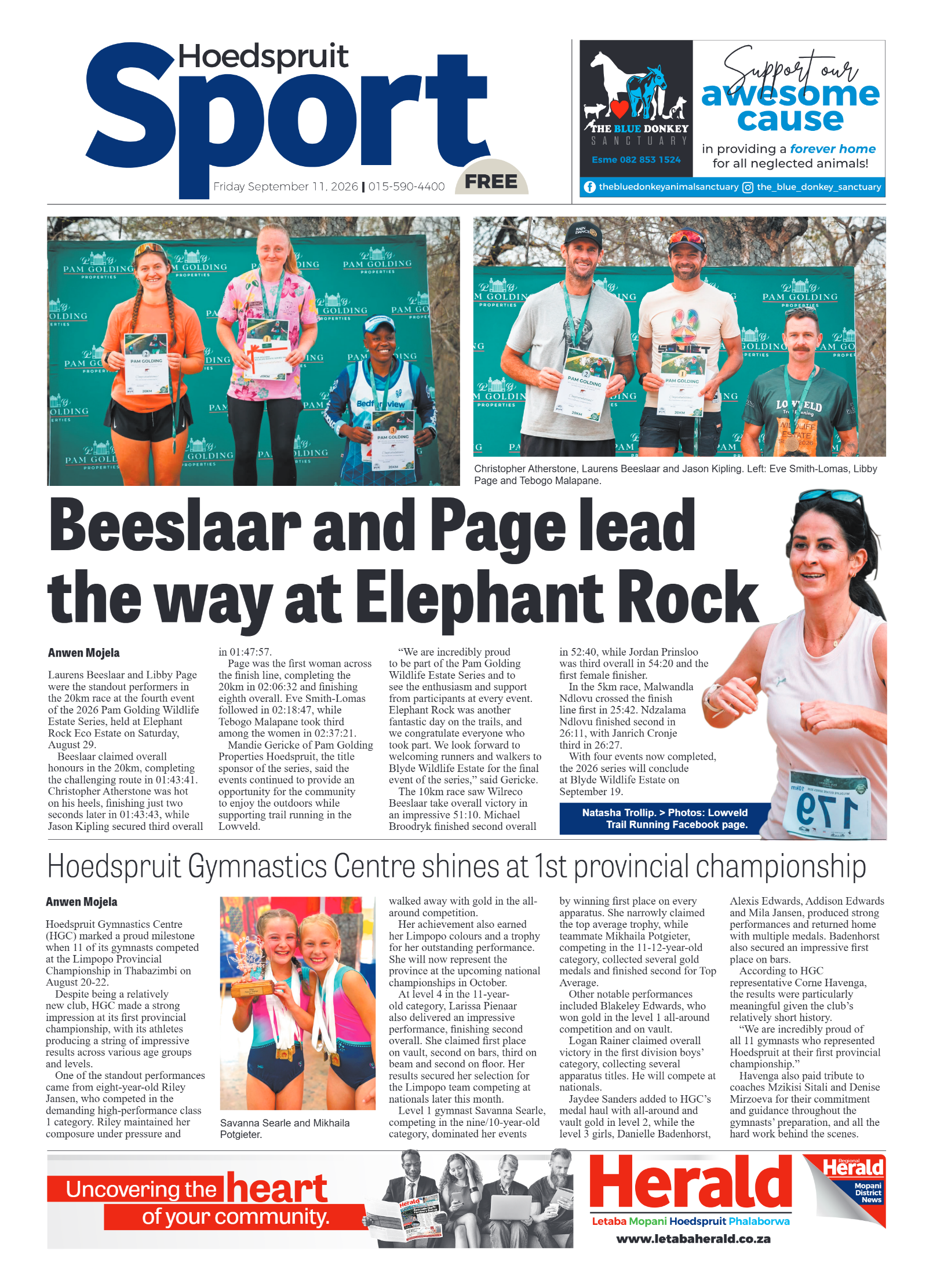 Hoedspruit Herald 11 September 2026 page 8