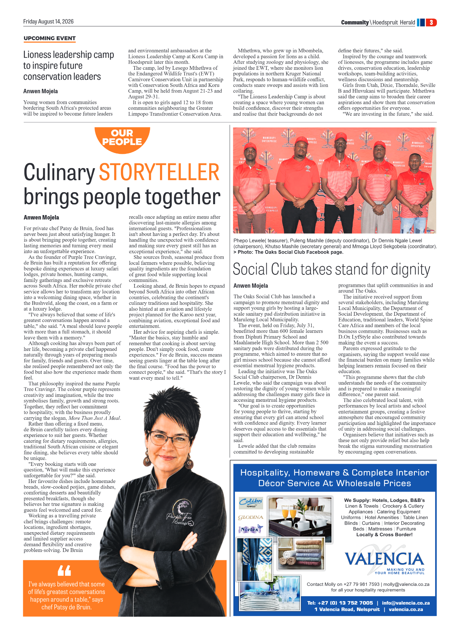 Hoedspruit Herald 14 August 2026 page 7