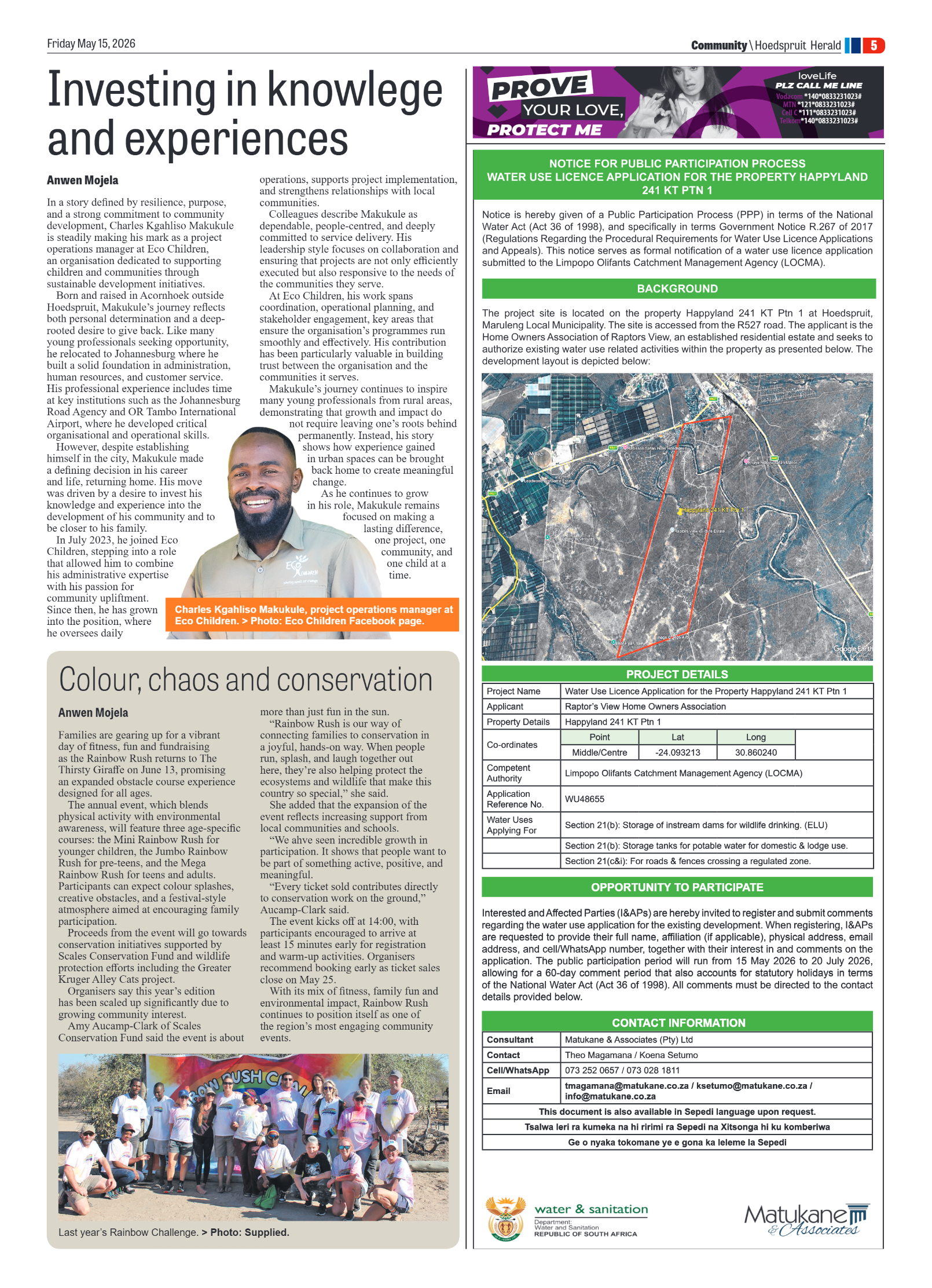 Hoedspruit Herald 15 May 2026 page 9