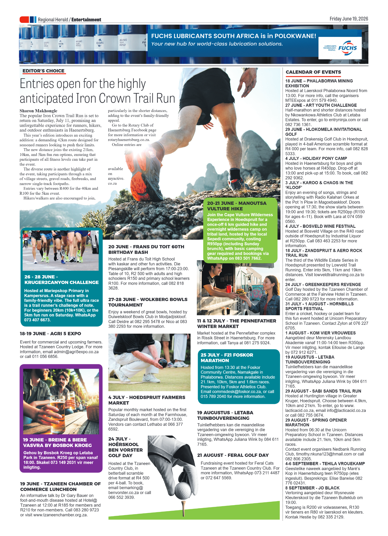Hoedspruit Herald 19 June 2026 page 6
