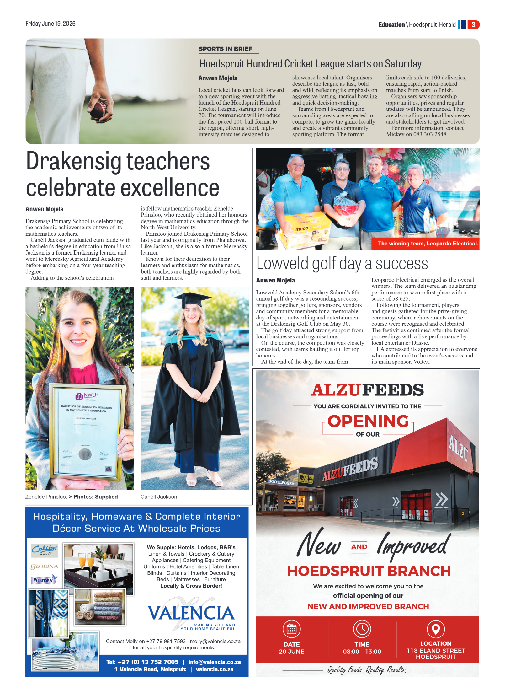 Hoedspruit Herald 19 June 2026 page 7