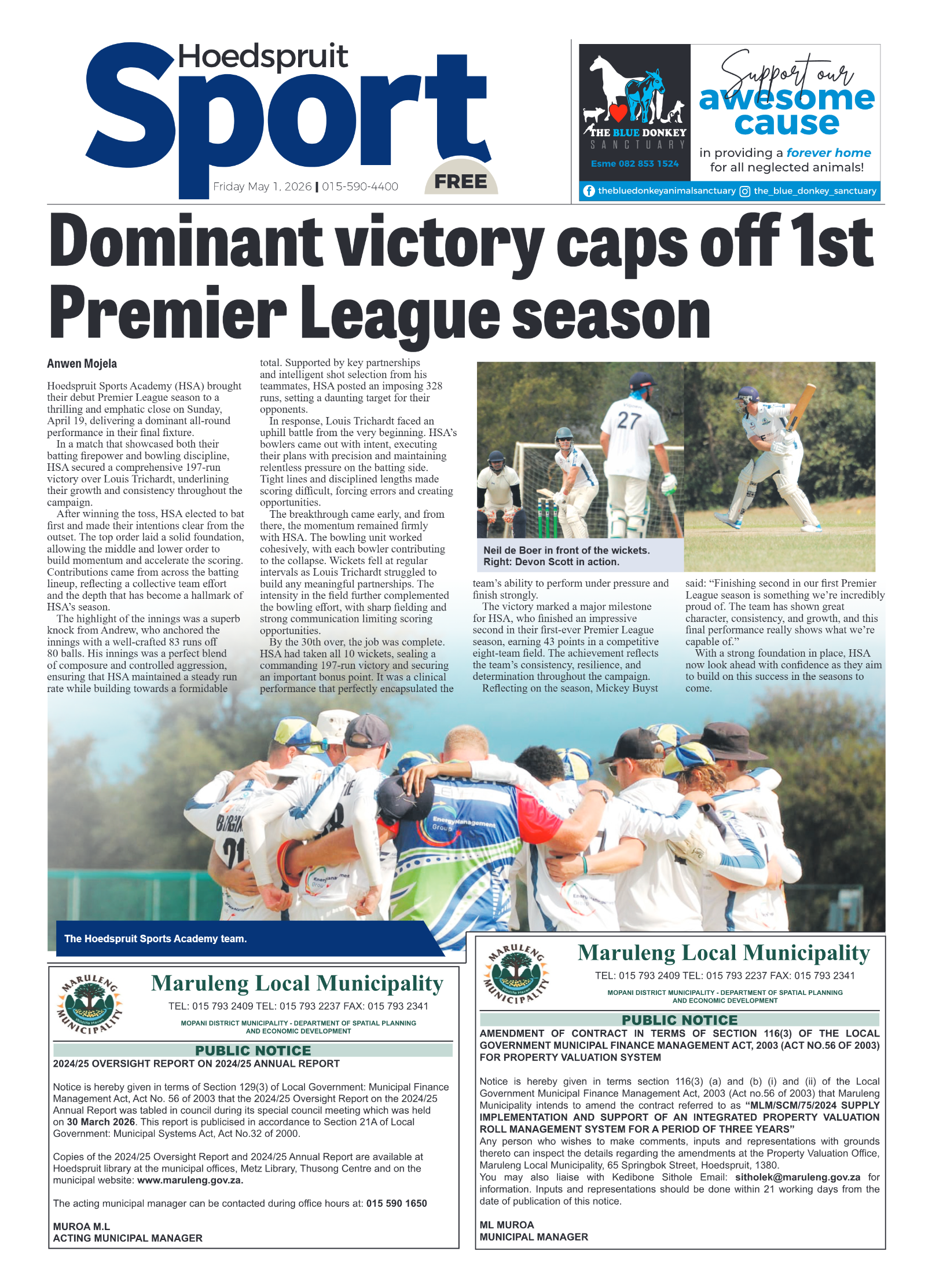 Hoedspruit Herald 1 May 2026 page 8