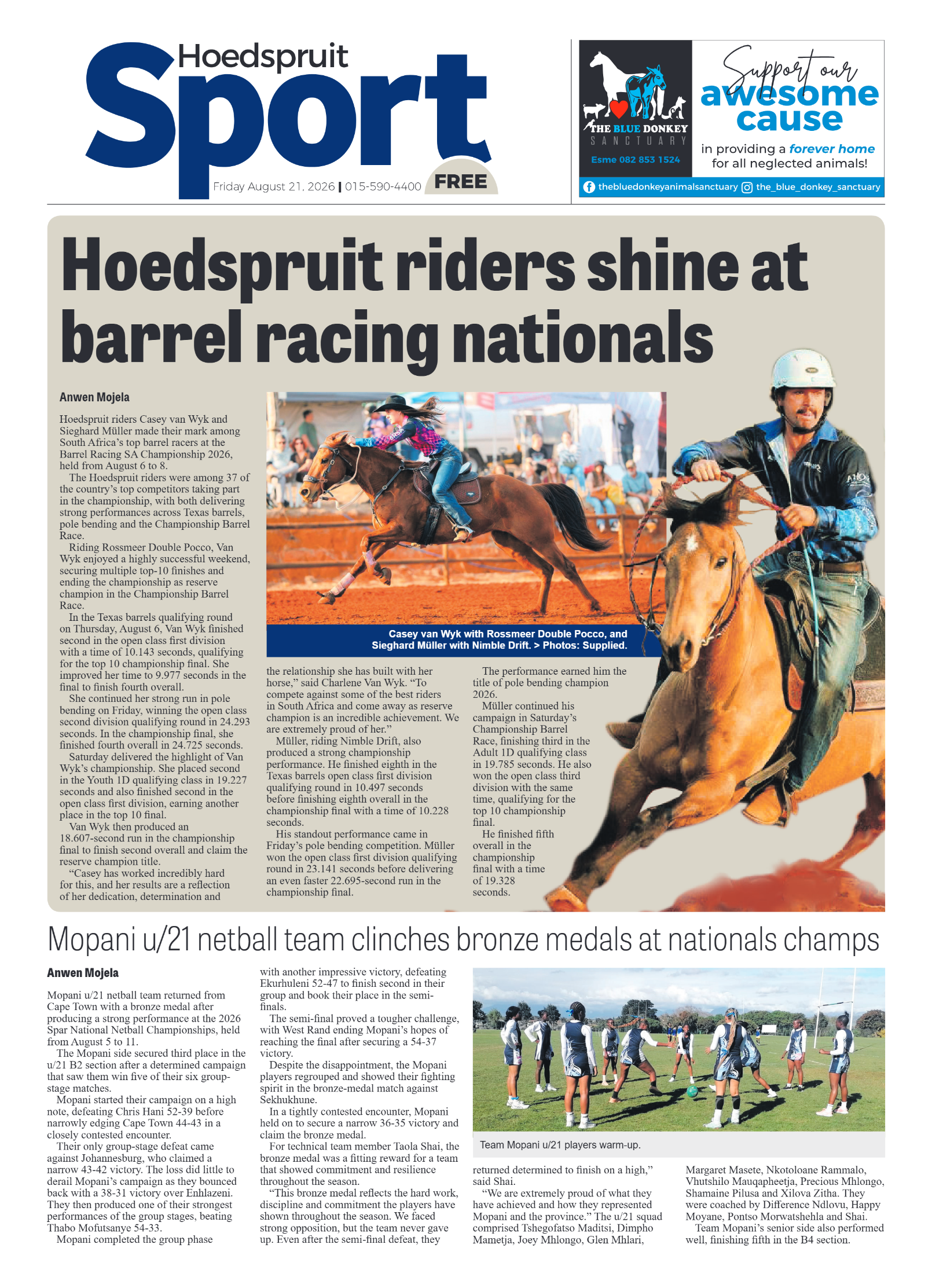 Hoedspruit Herald 21 August 2026 page 8