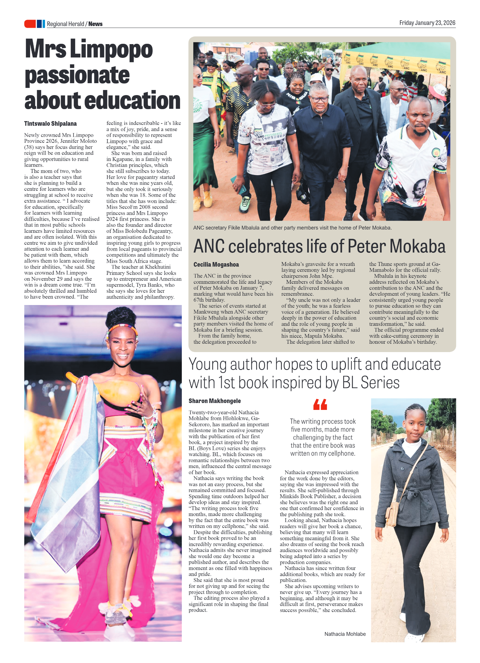 Hoedspruit Herald 23 Jan 2026 page 6