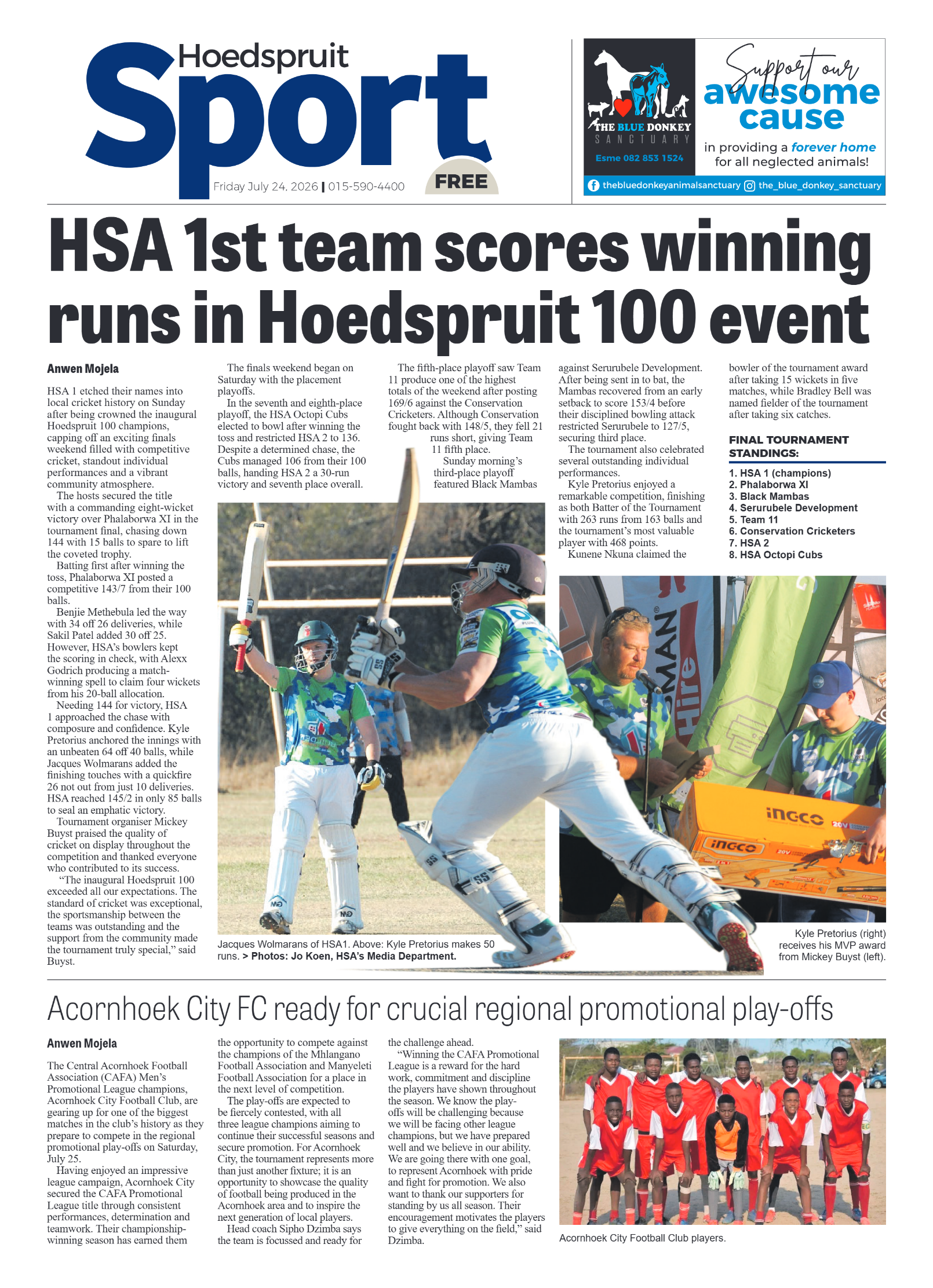 Hoedspruit Herald 24 July 2026 page 12