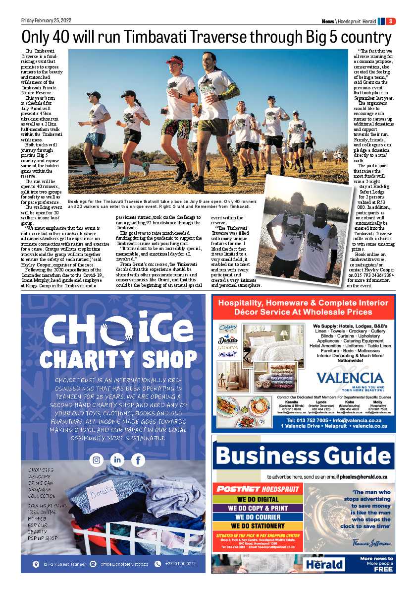 Hoedspruit Herald 25 Feb 2022 page 11