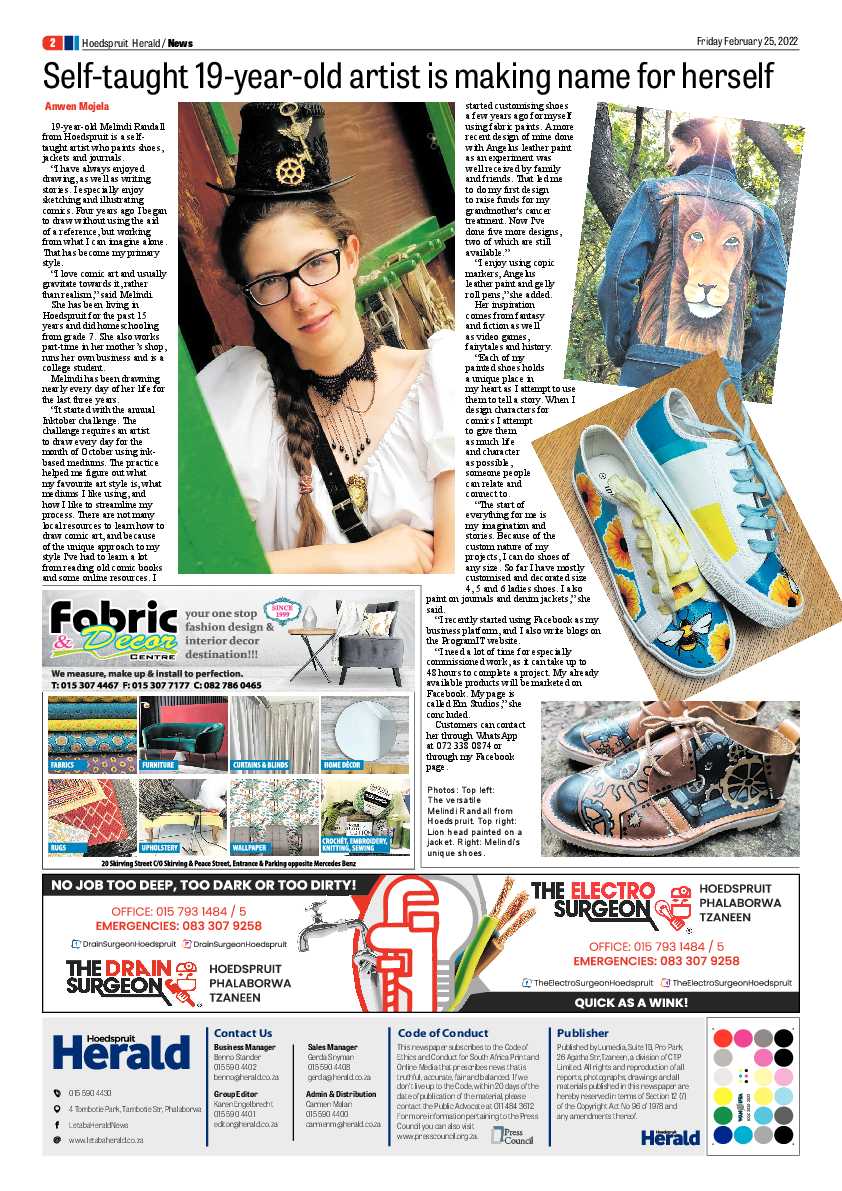 Hoedspruit Herald 25 Feb 2022 page 2