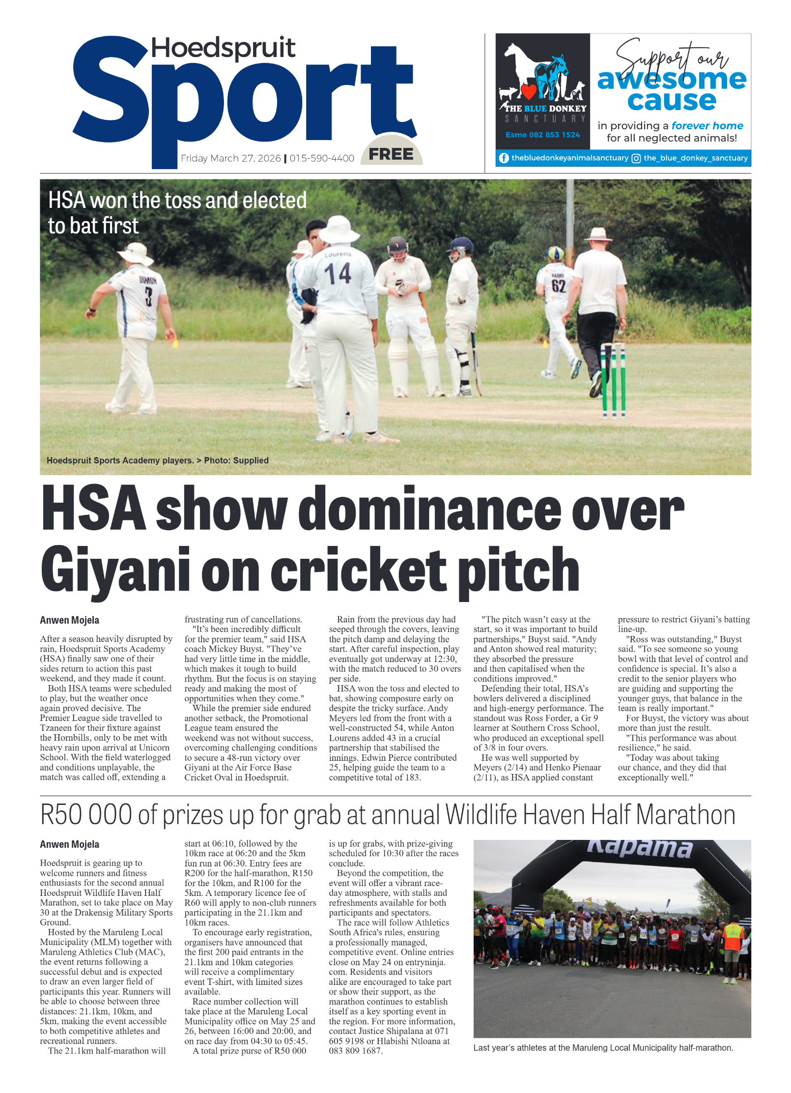 Hoedspruit Herald 27 March 2026 page 12