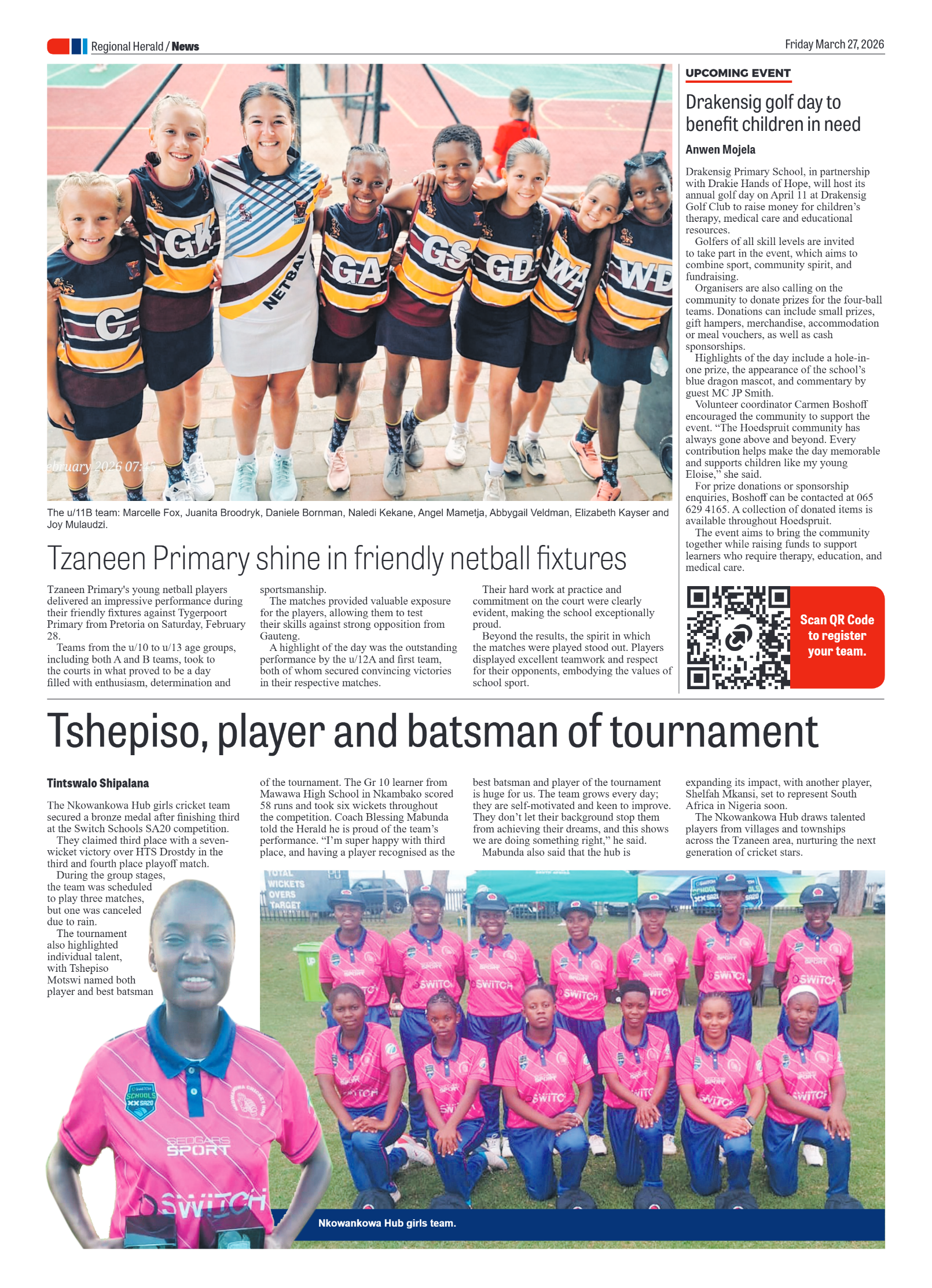 Hoedspruit Herald 27 March 2026 page 8