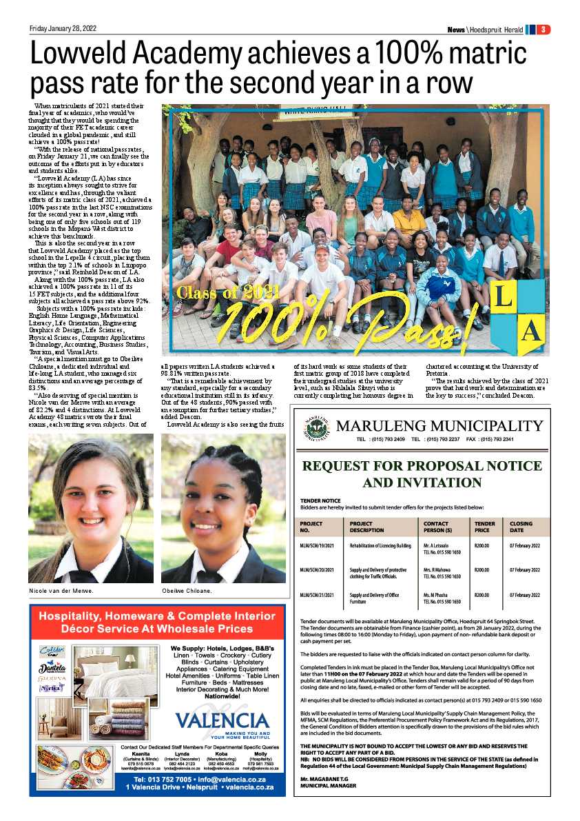 Hoedspruit Herald 28 Jan 2022 page 11