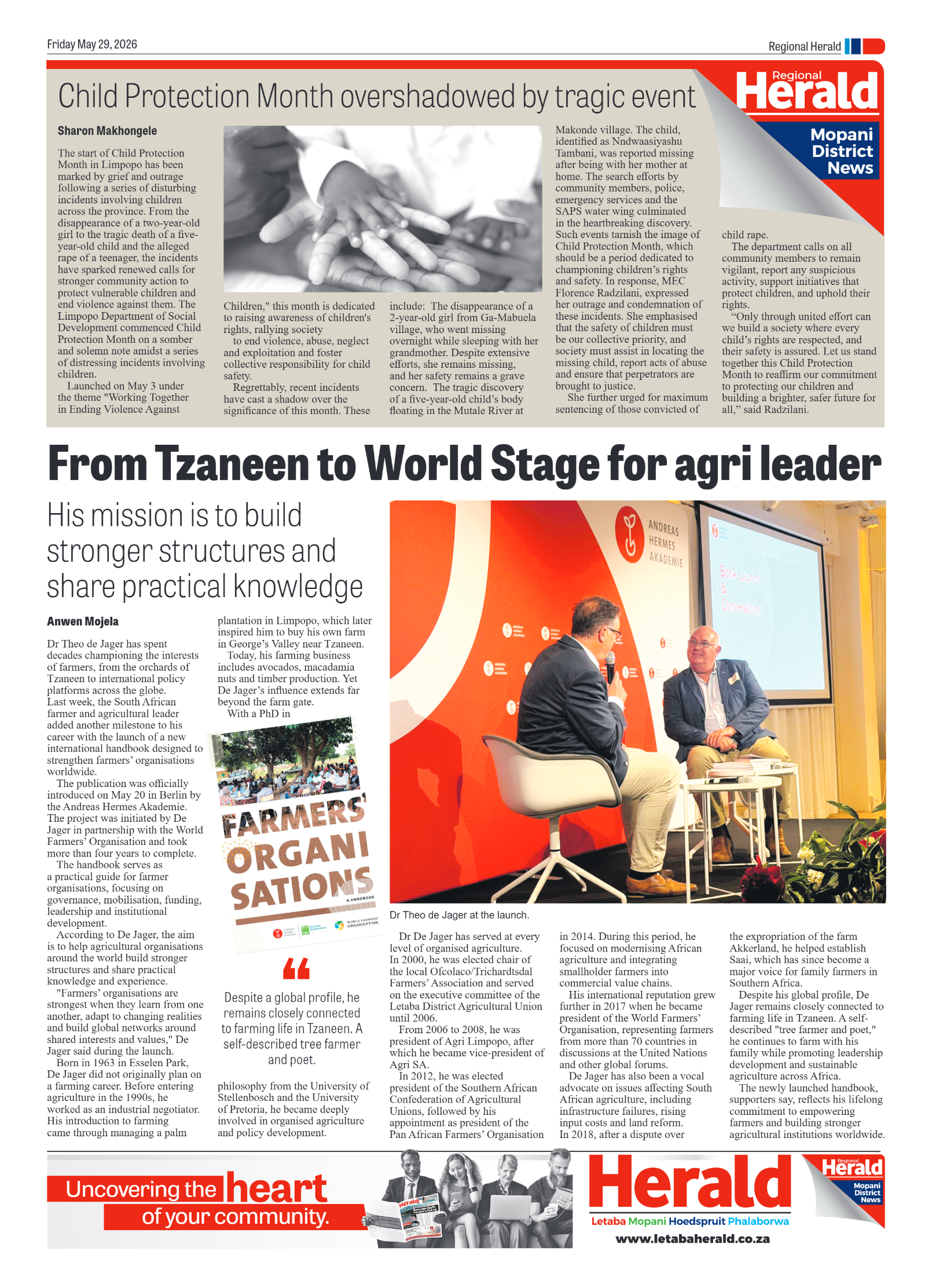 Hoedspruit Herald 29 May 2026 page 3
