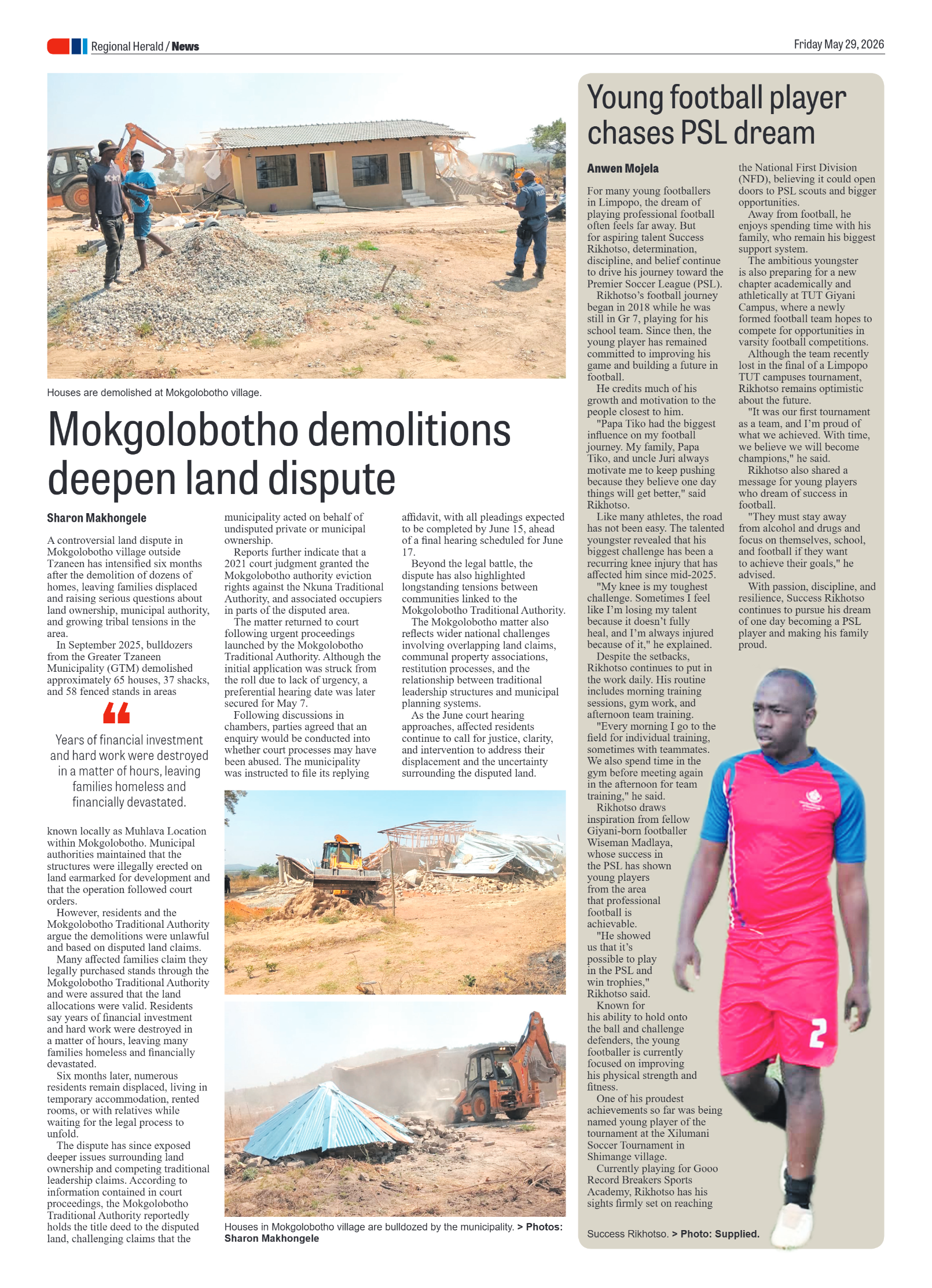 Hoedspruit Herald 29 May 2026 page 4