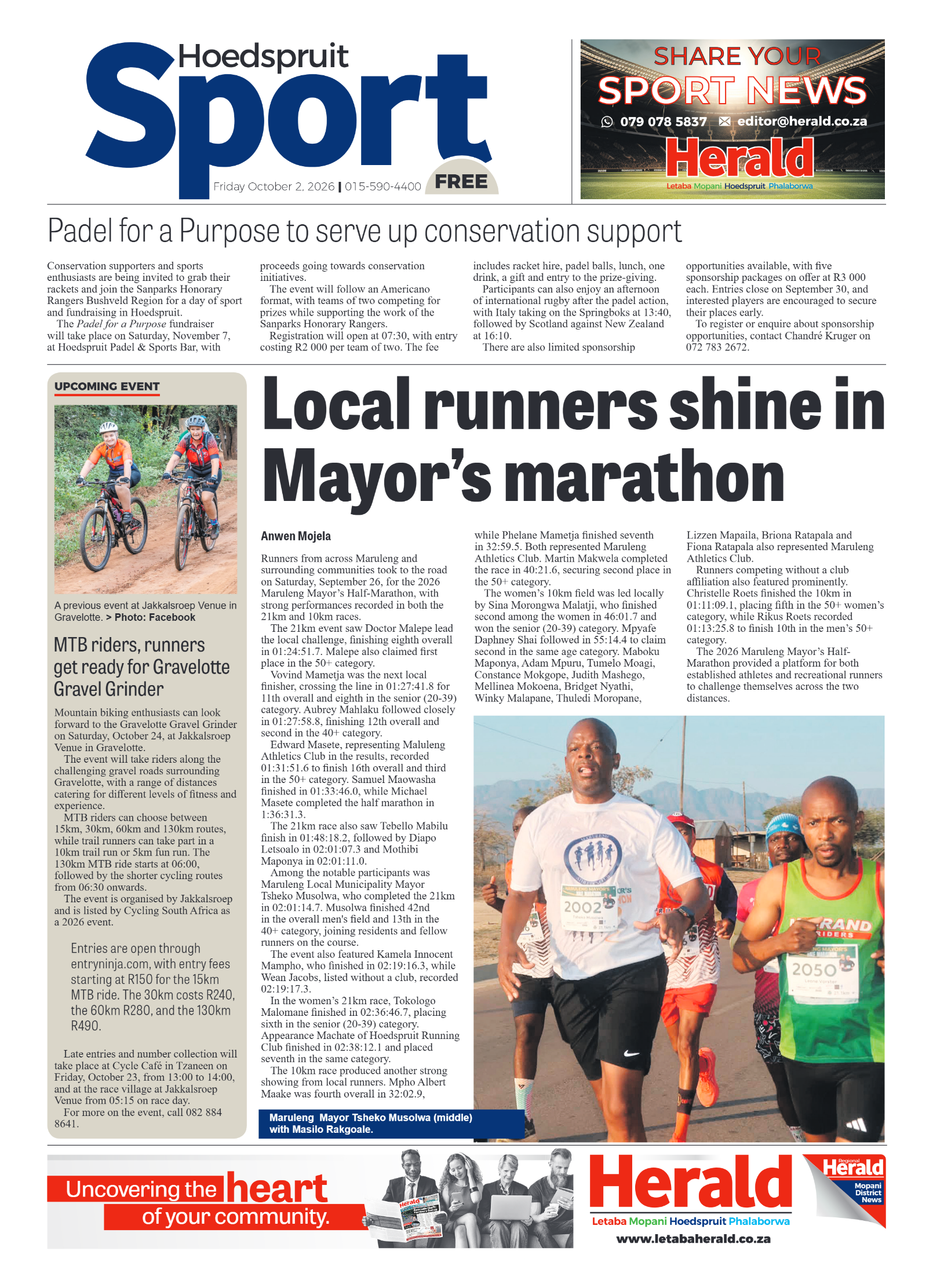 Hoedspruit Herald 2 October 2026 page 8