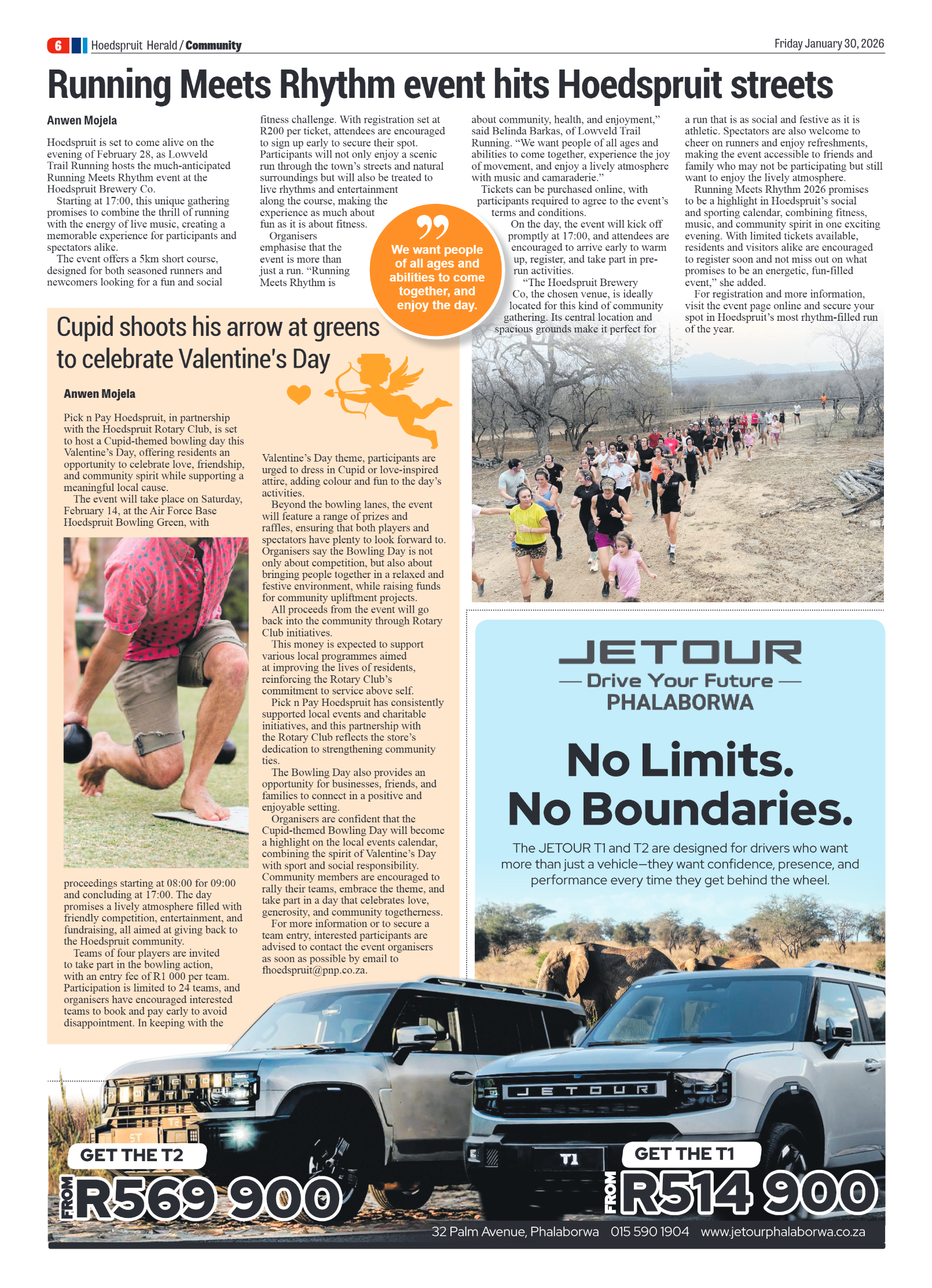 Hoedspruit Herald 30 Jan 2026 page 10