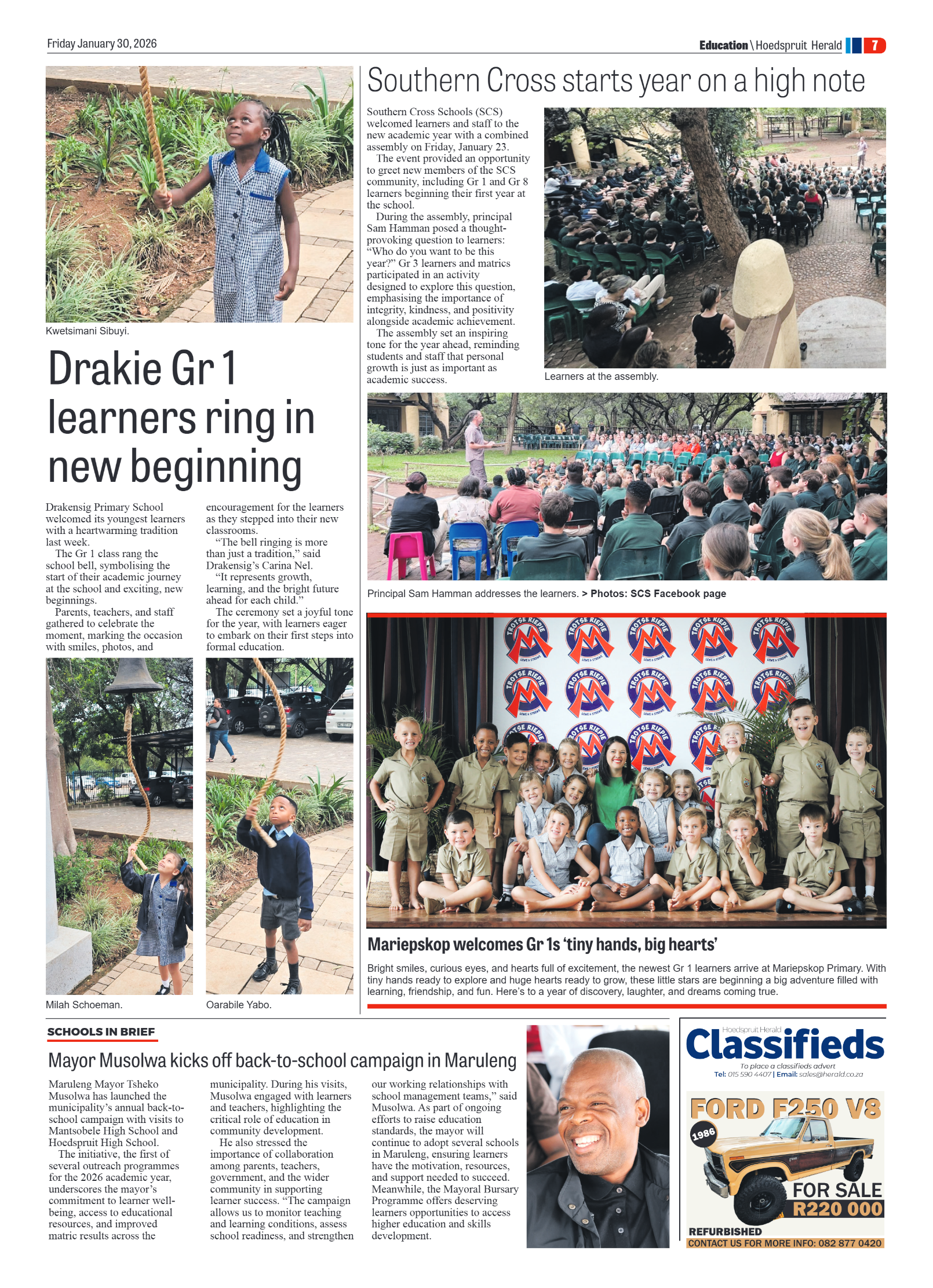 Hoedspruit Herald 30 Jan 2026 page 11