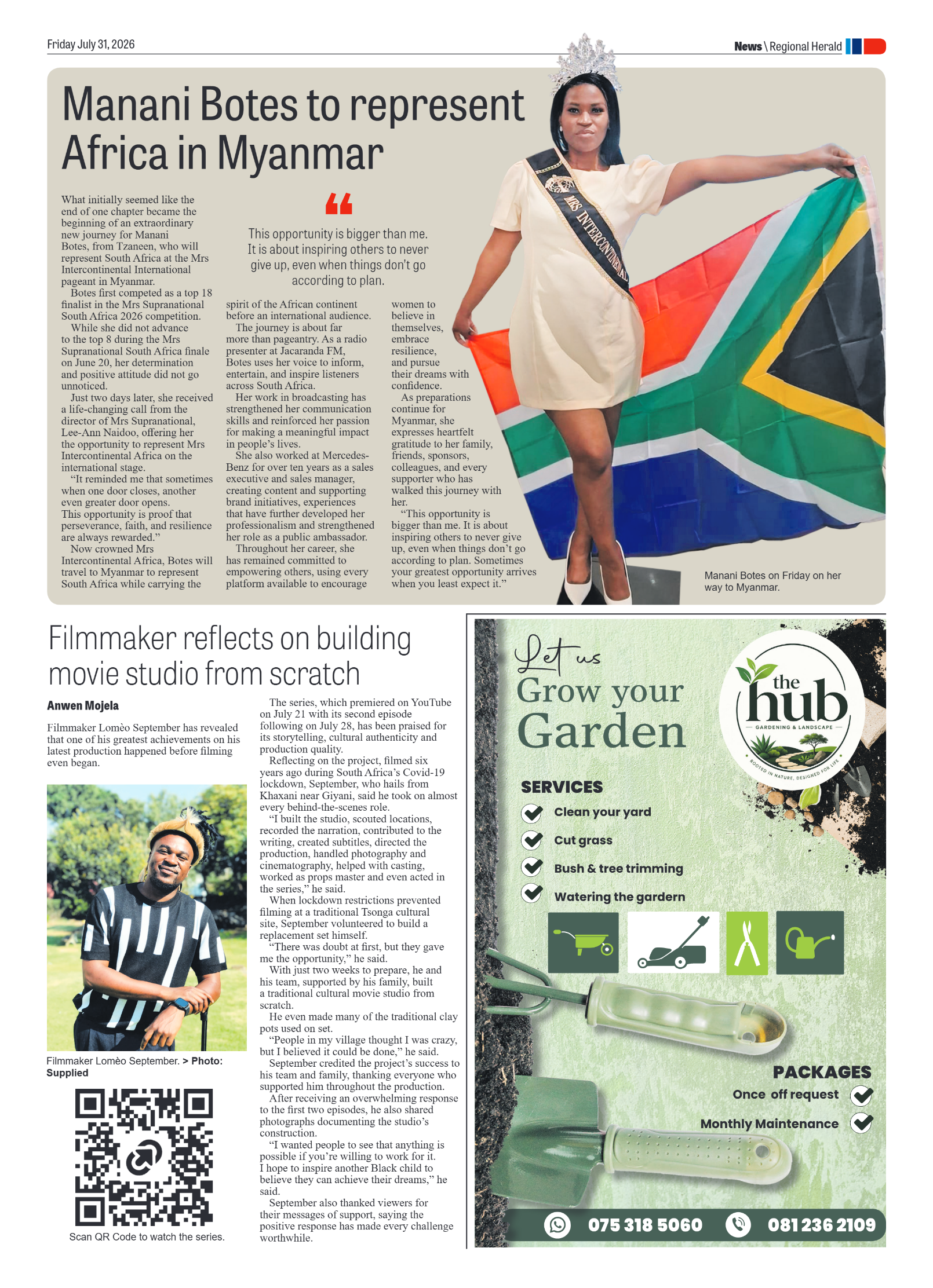 Hoedspruit Herald 31 July 2026 page 5