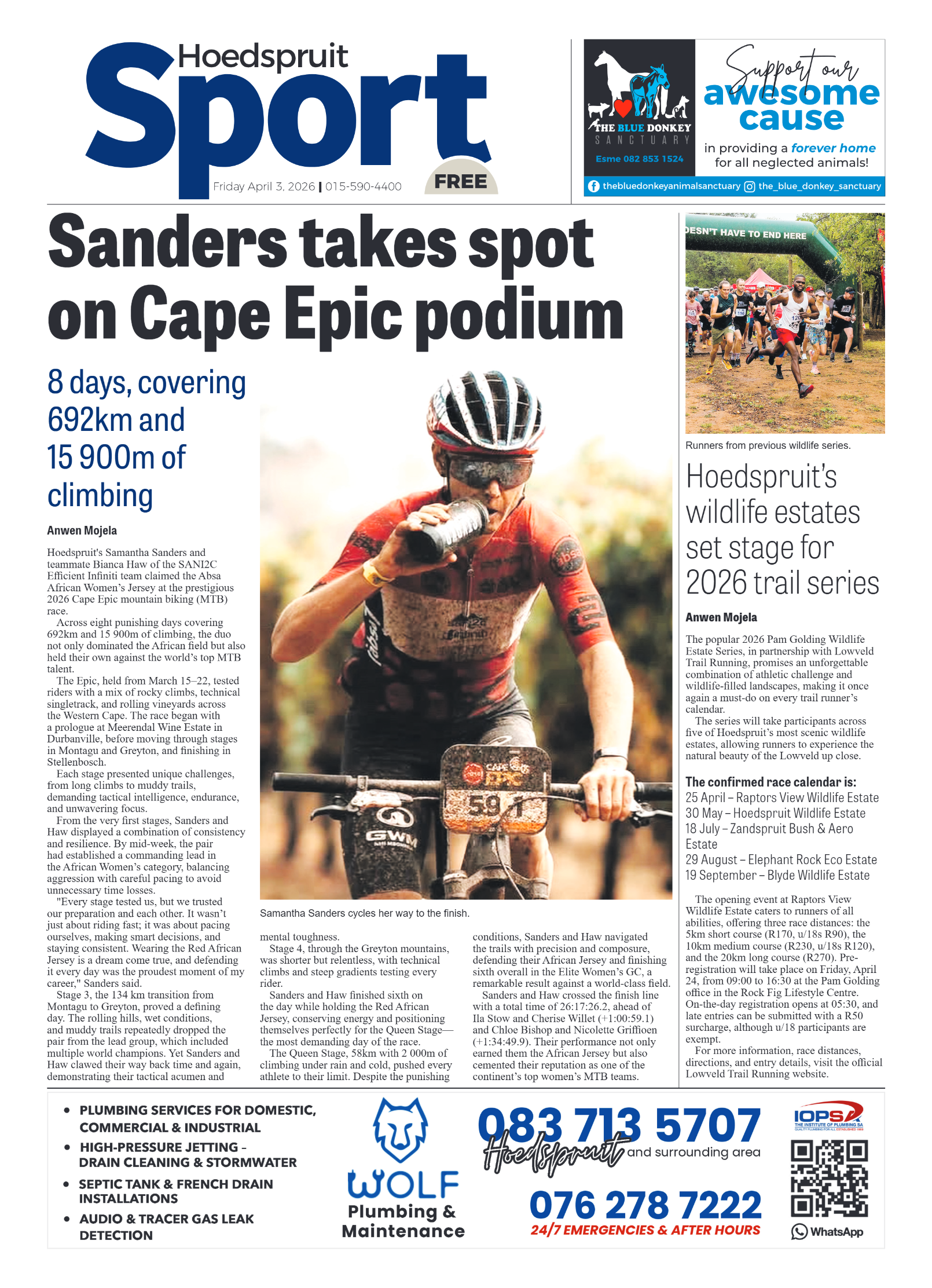 Hoedspruit Herald 3 April 2026 page 8
