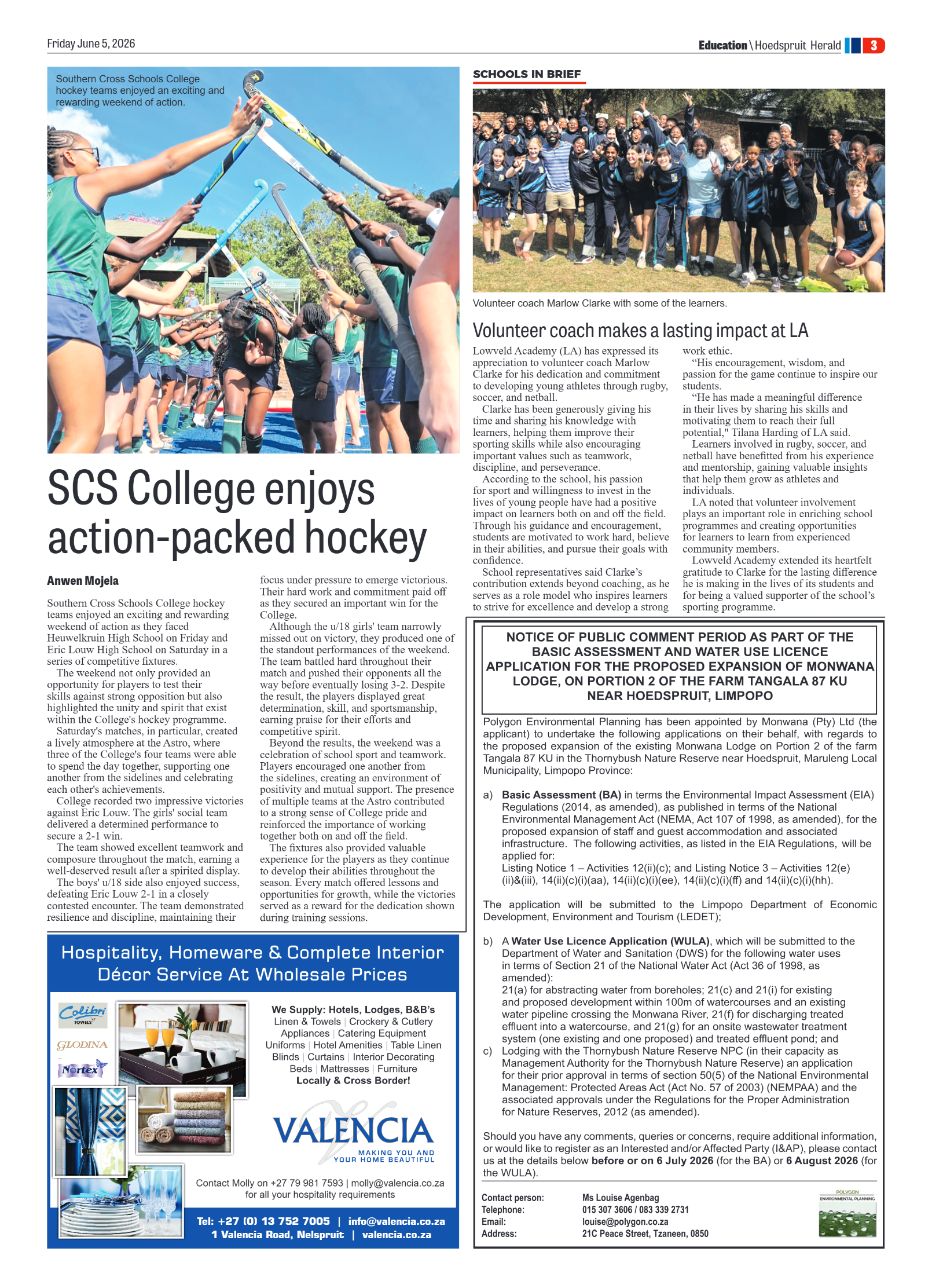 Hoedspruit Herald 5 June 2026 page 7