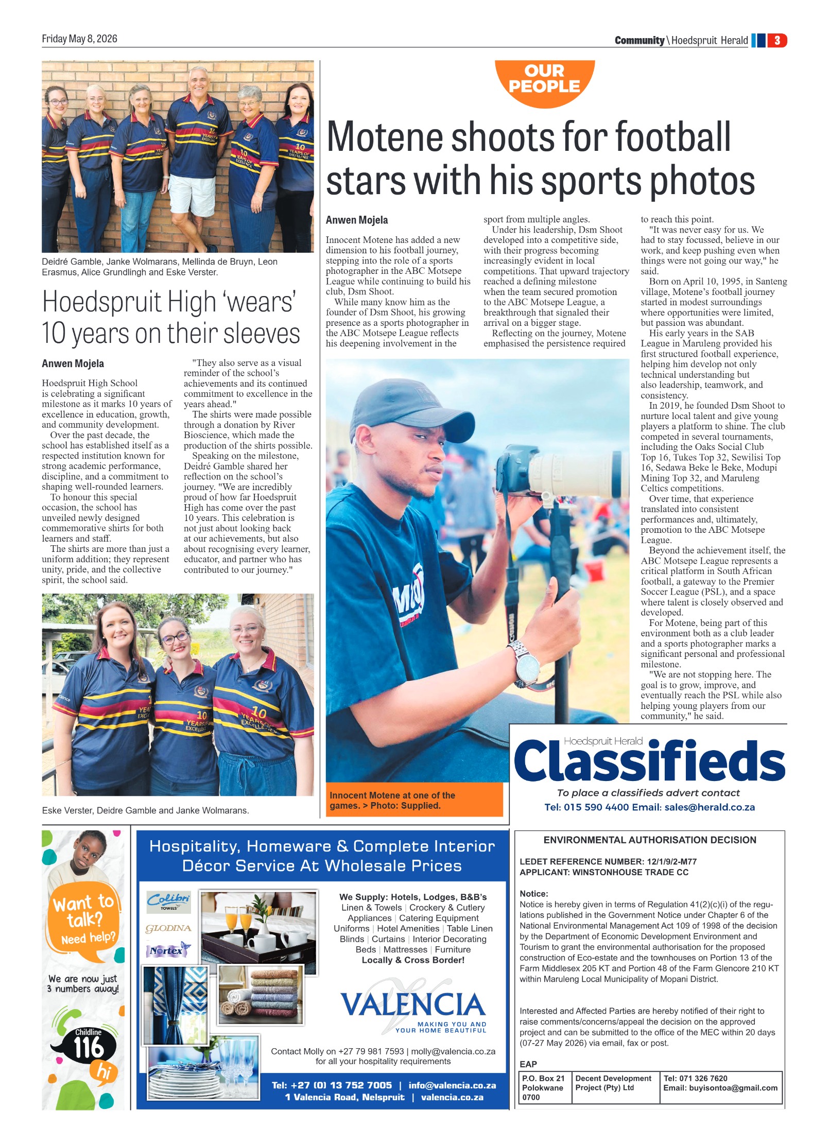 Hoedspruit Herald 8 May 2026 page 7