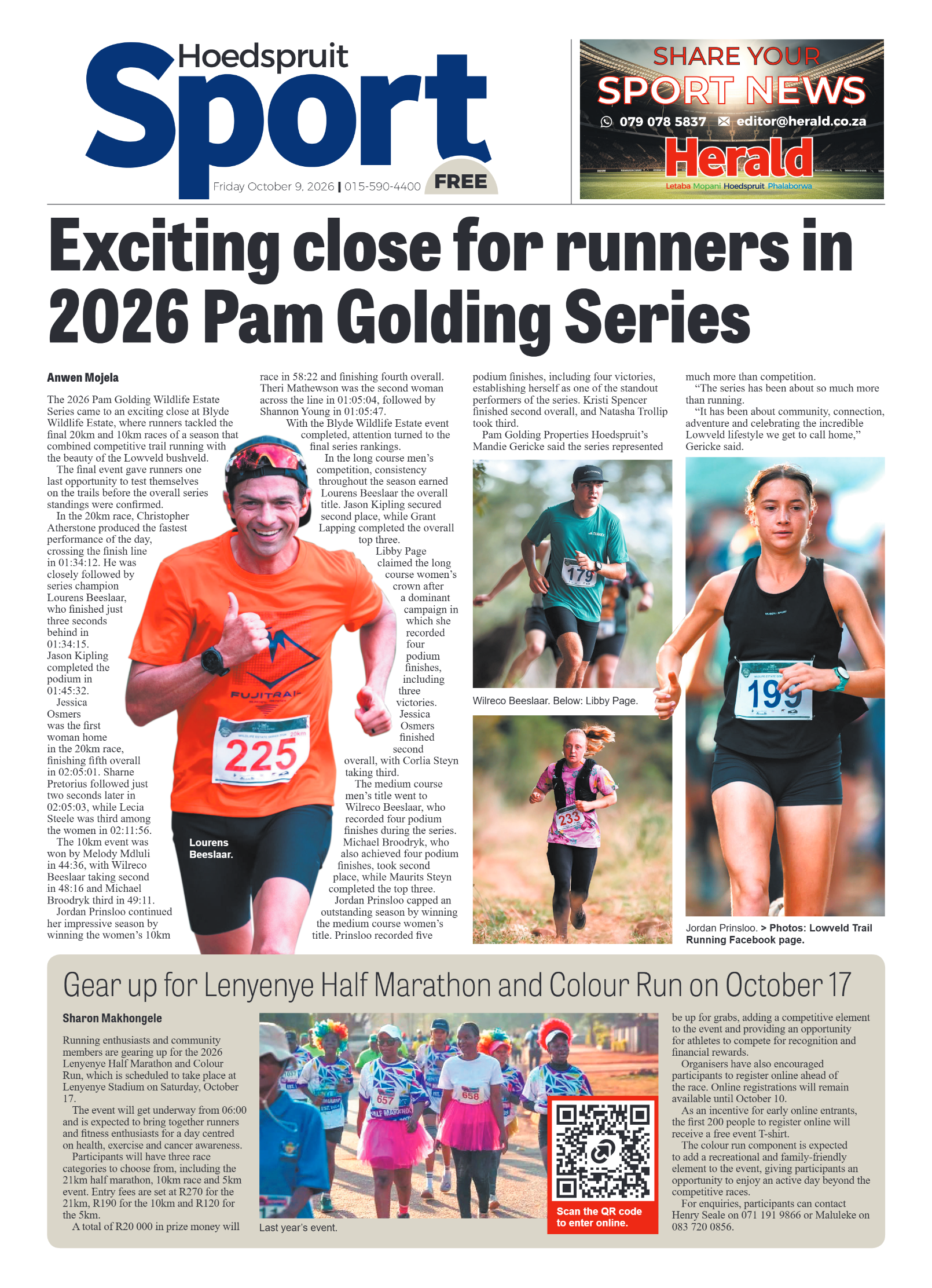 Hoedspruit Herald 9 October 2026 page 8
