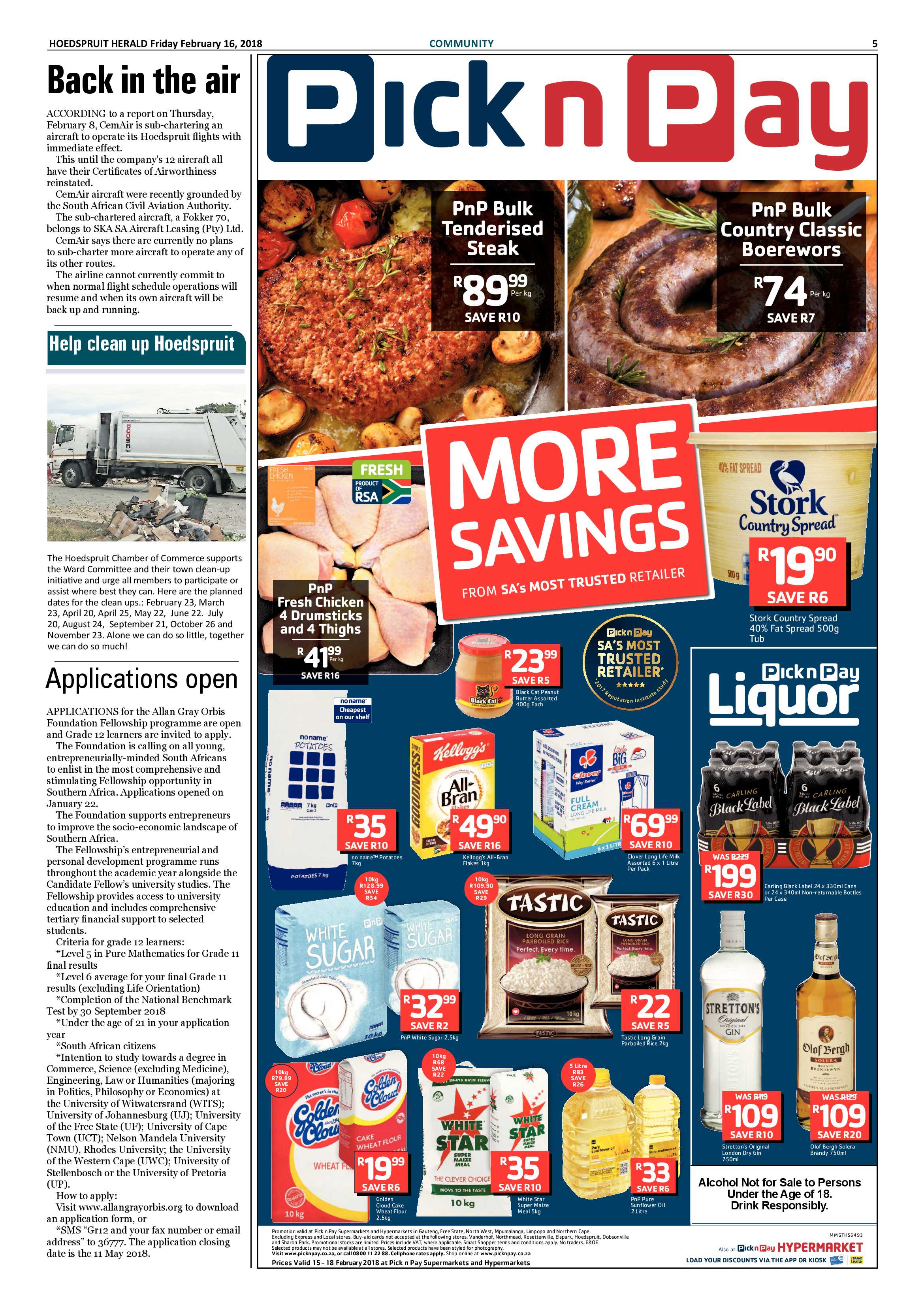 Hoedspruit Herald – 16 February 2018 page 5