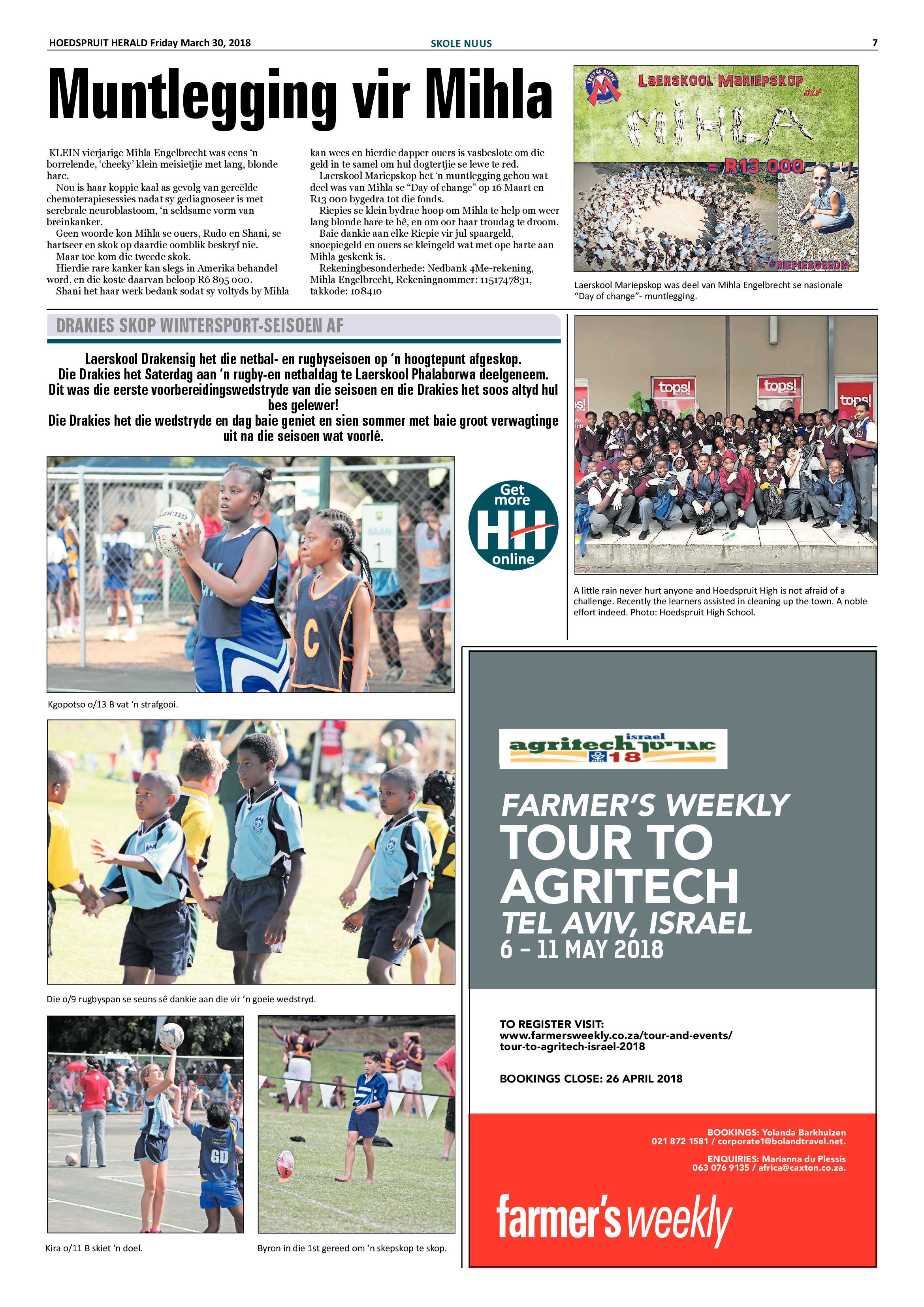 Hoedspruit Herald – 30 March 2018 page 7