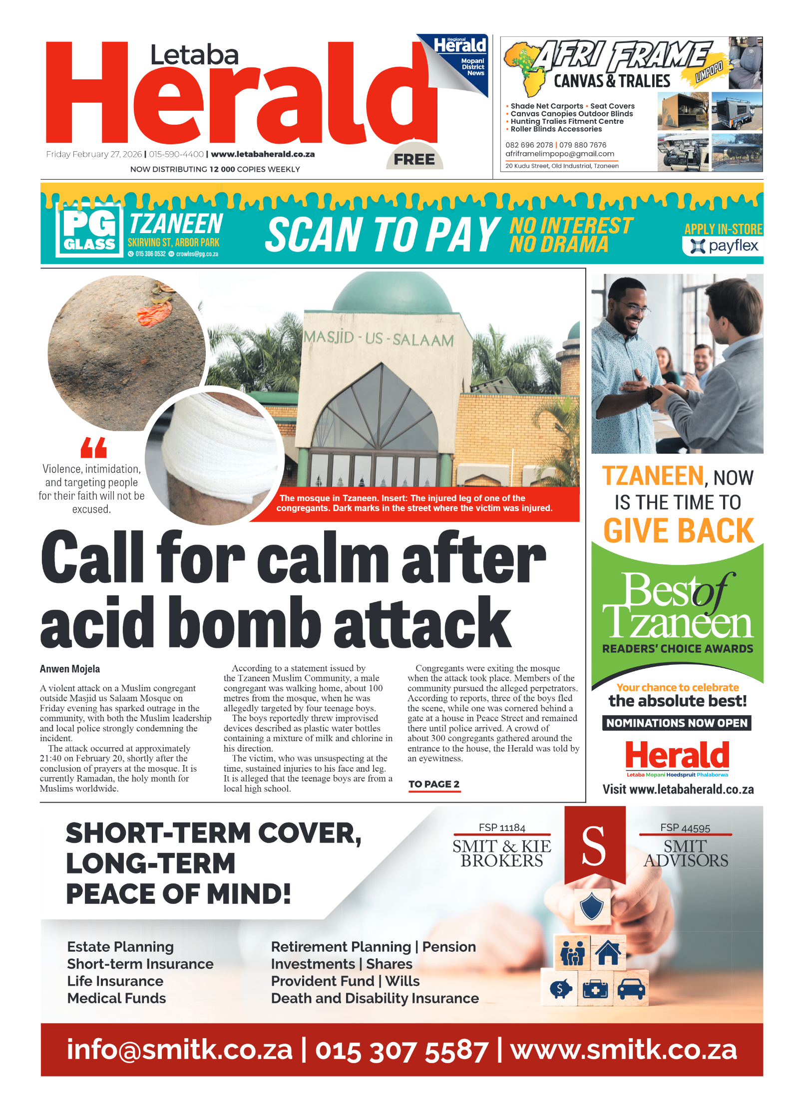 LH 27 Feb 2026 page 1