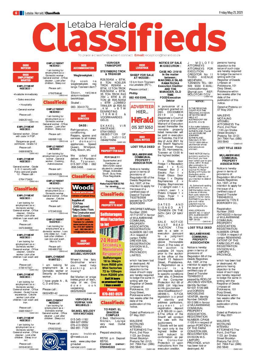 Letaba Herald 21 May 2021 page 10