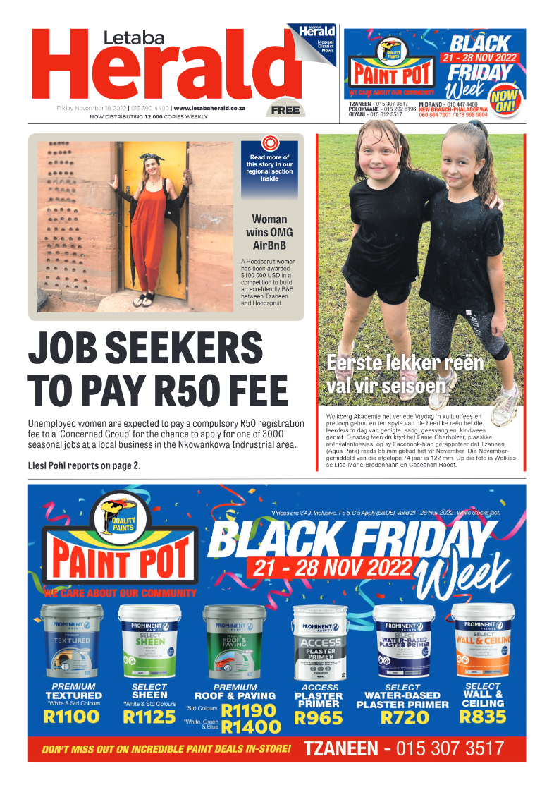 Letaba Herald page 1