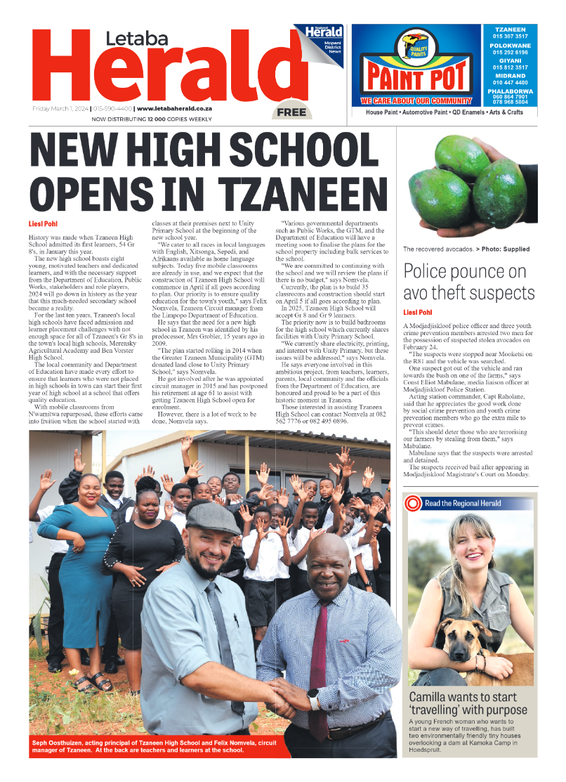 Letaba Herald page 1