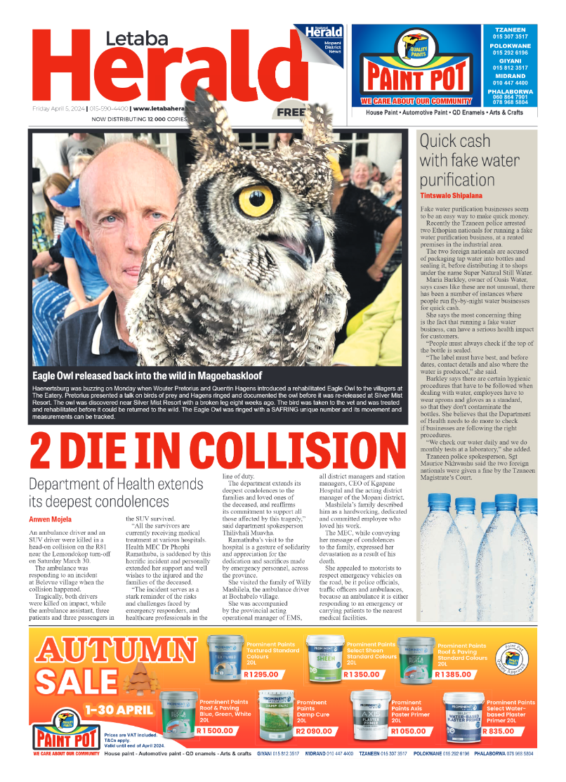 Letaba Herald page 1