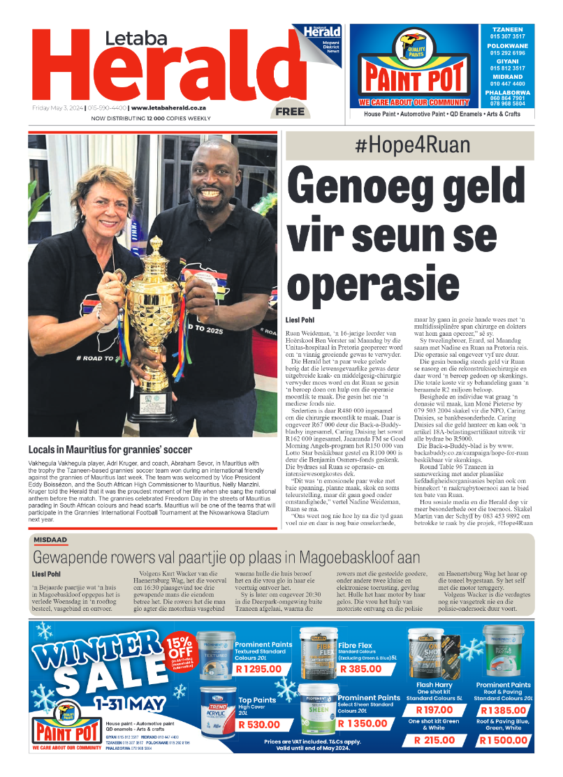 Letaba Herald page 1