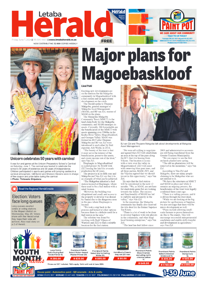 Letaba Herald page 1