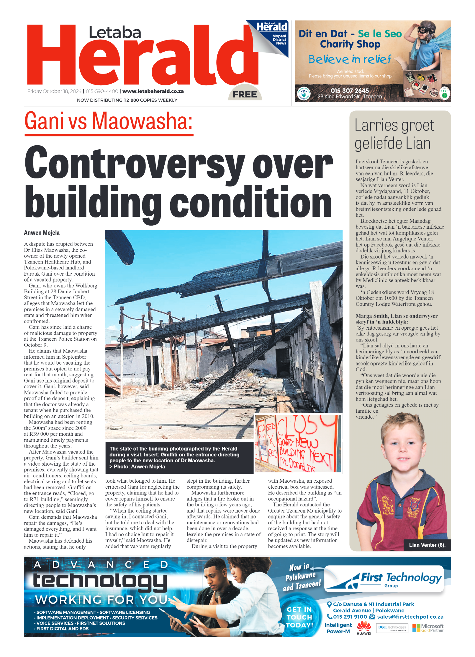 Letaba Herald page 1