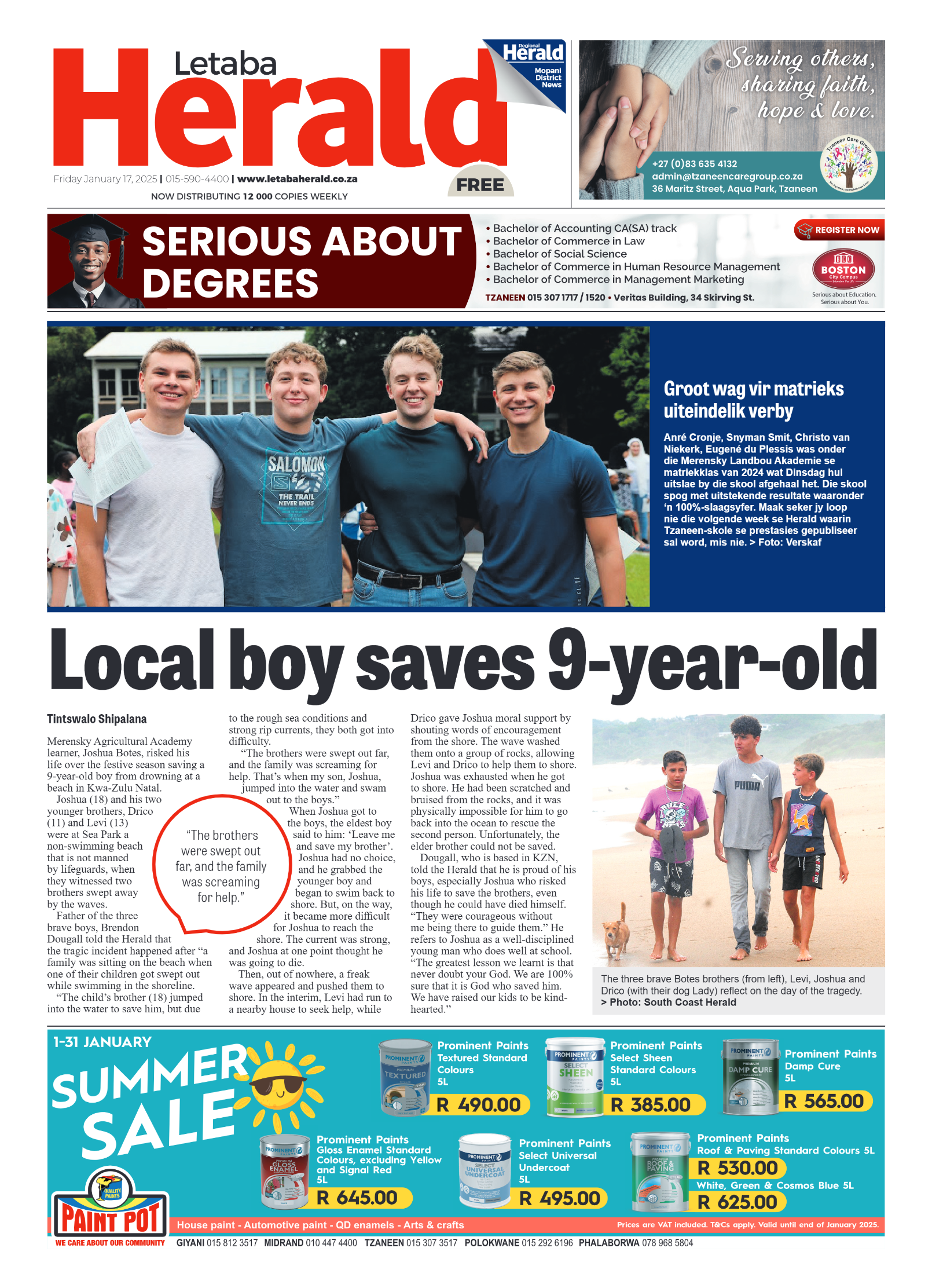Letaba Herald page 1