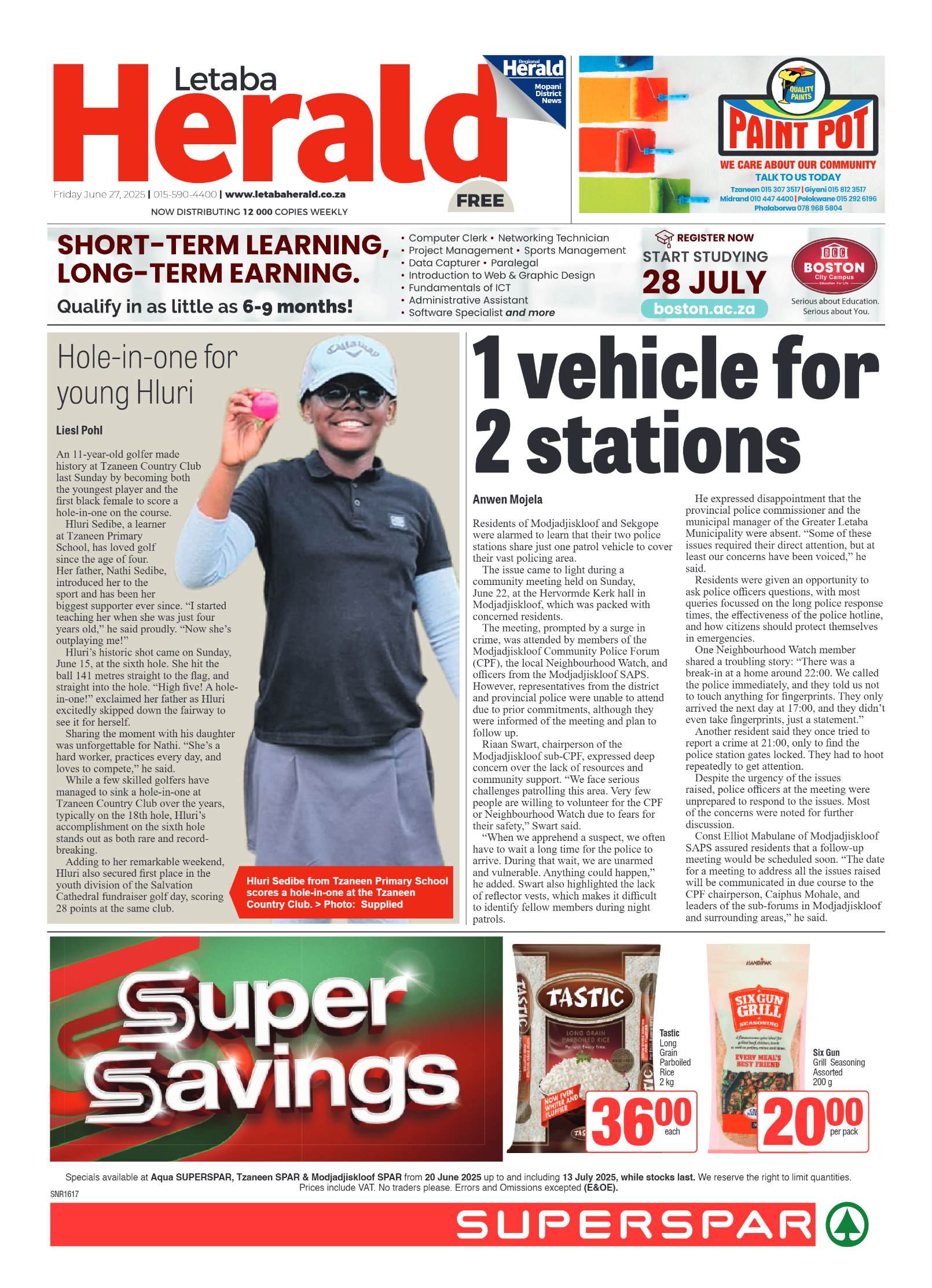 Letaba Herald page 1