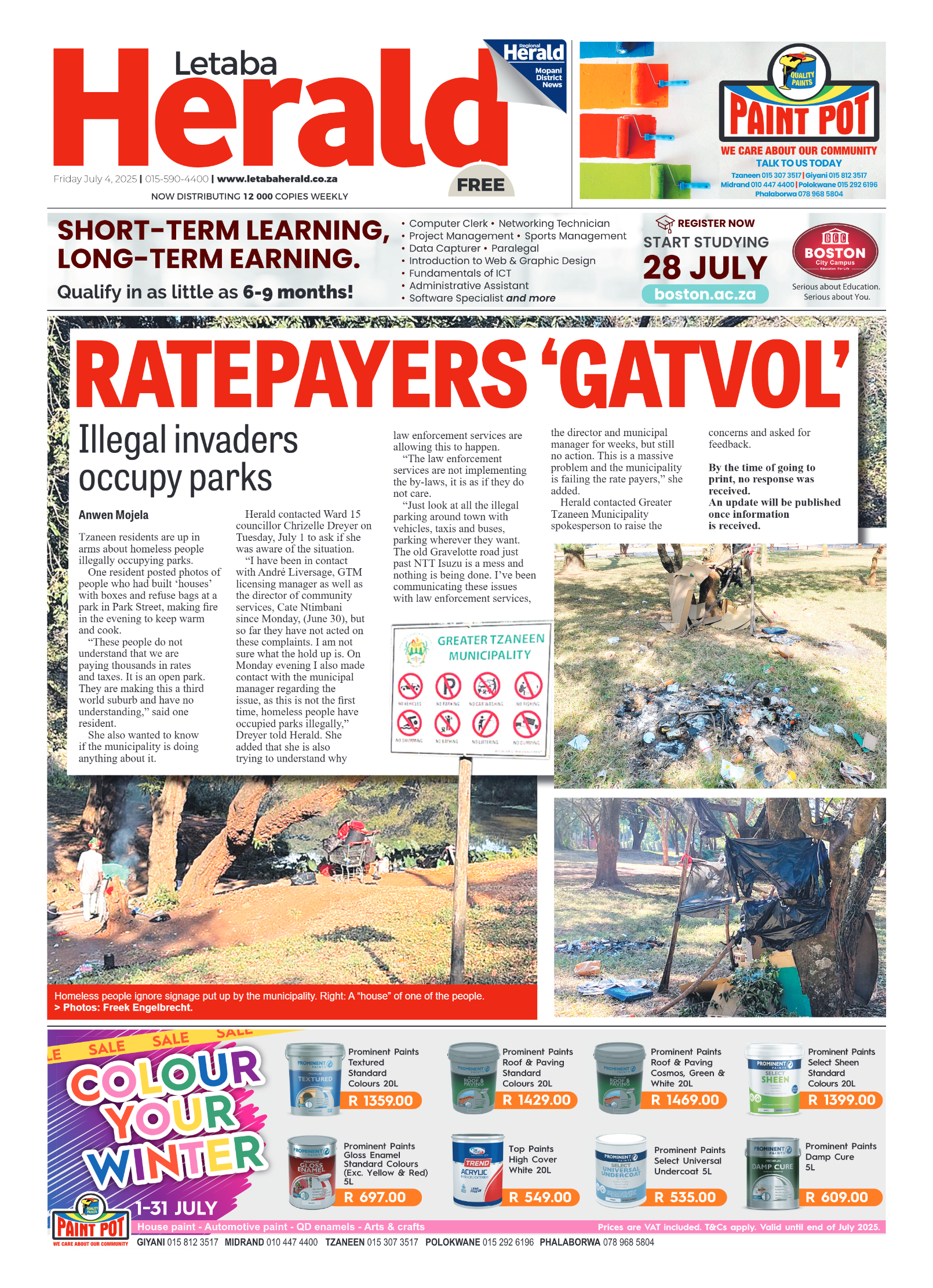 Letaba Herald page 1