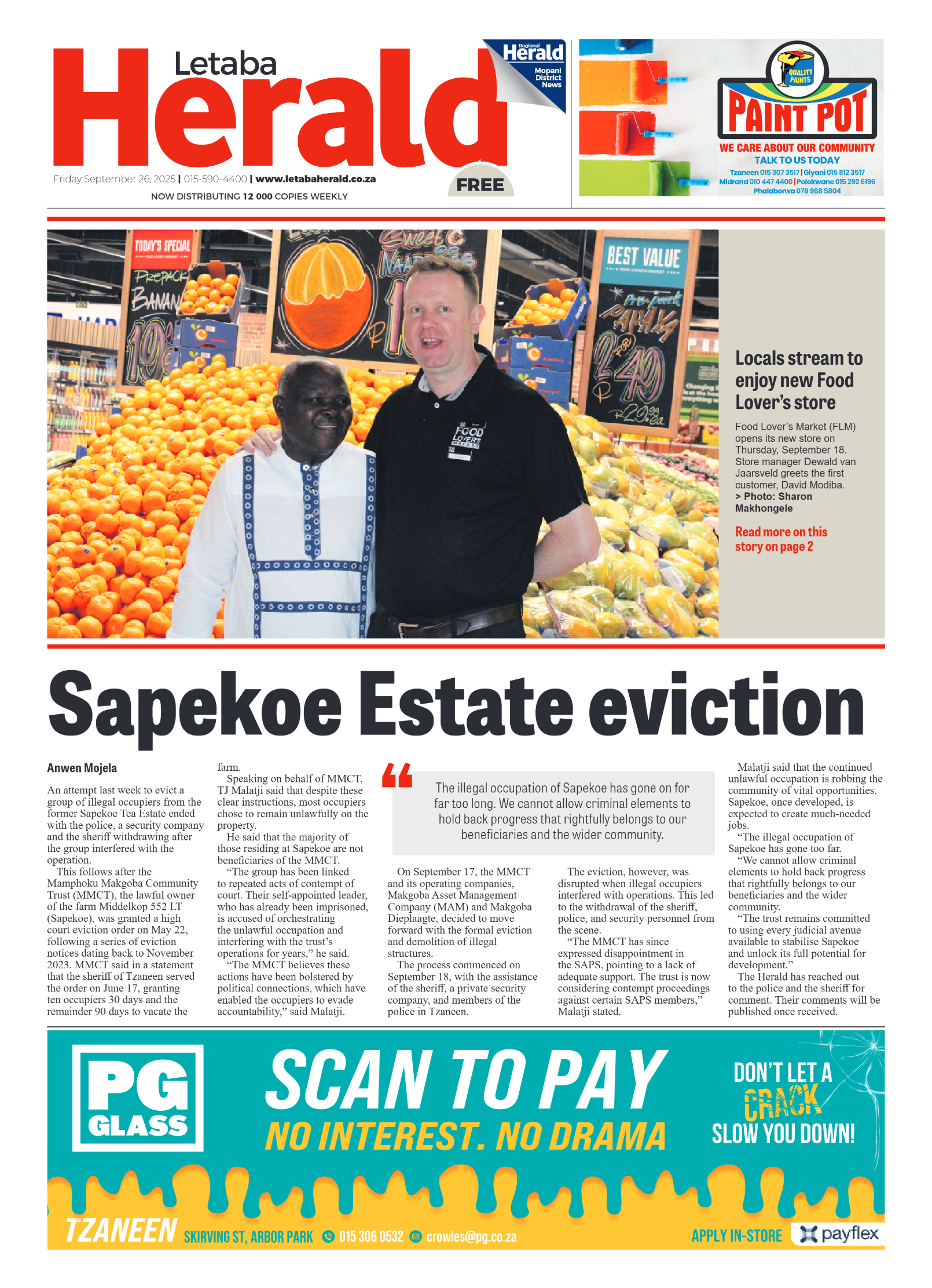 Letaba Herald page 1