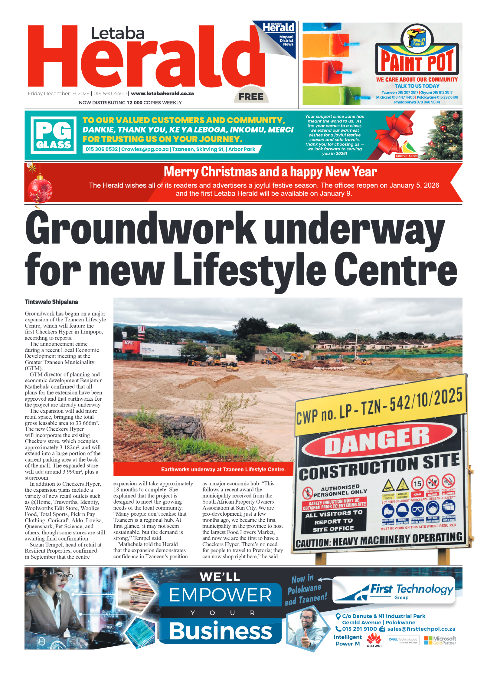 Letaba Herald page 1