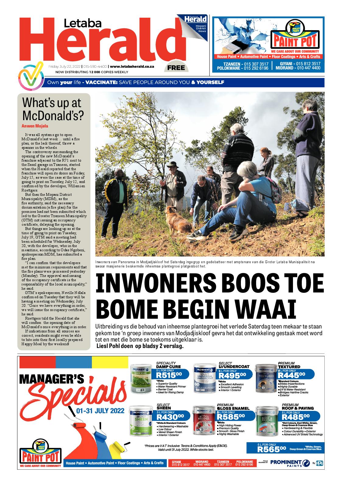 Letaba Herald page 1