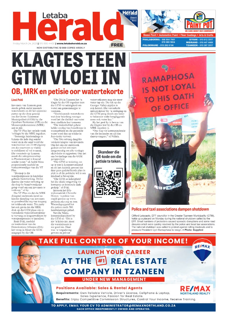 Letaba Herald page 1