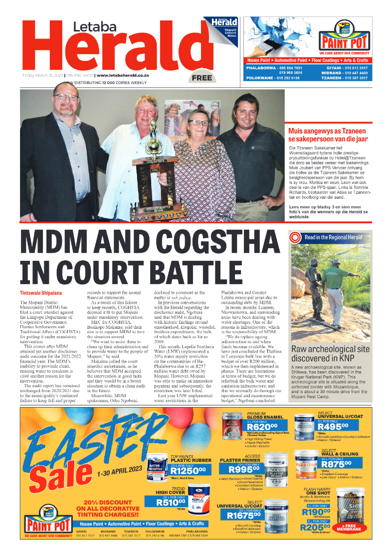 Letaba Herald page 1