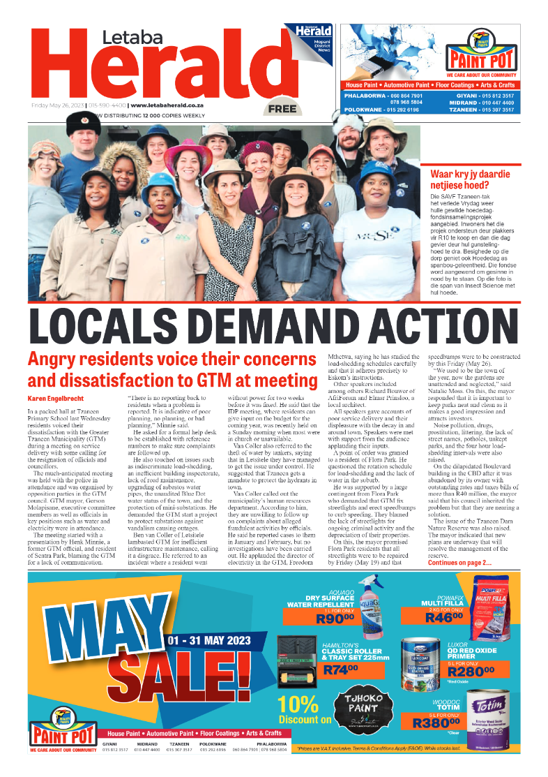 Letaba Herald page 1