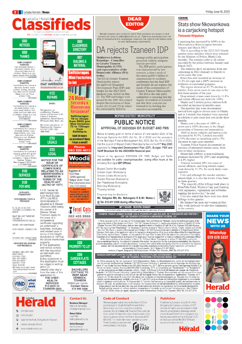 Letaba Herald page 2