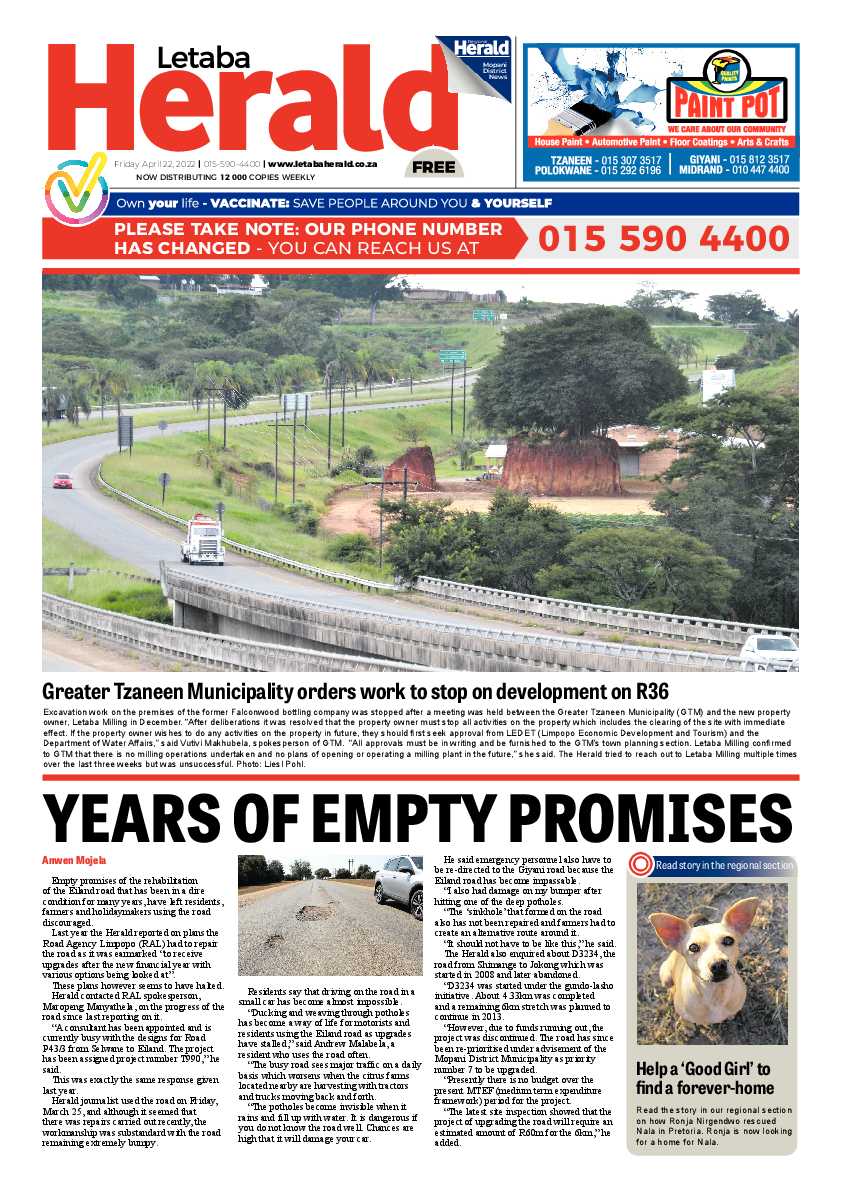 Letaba Herald page 1