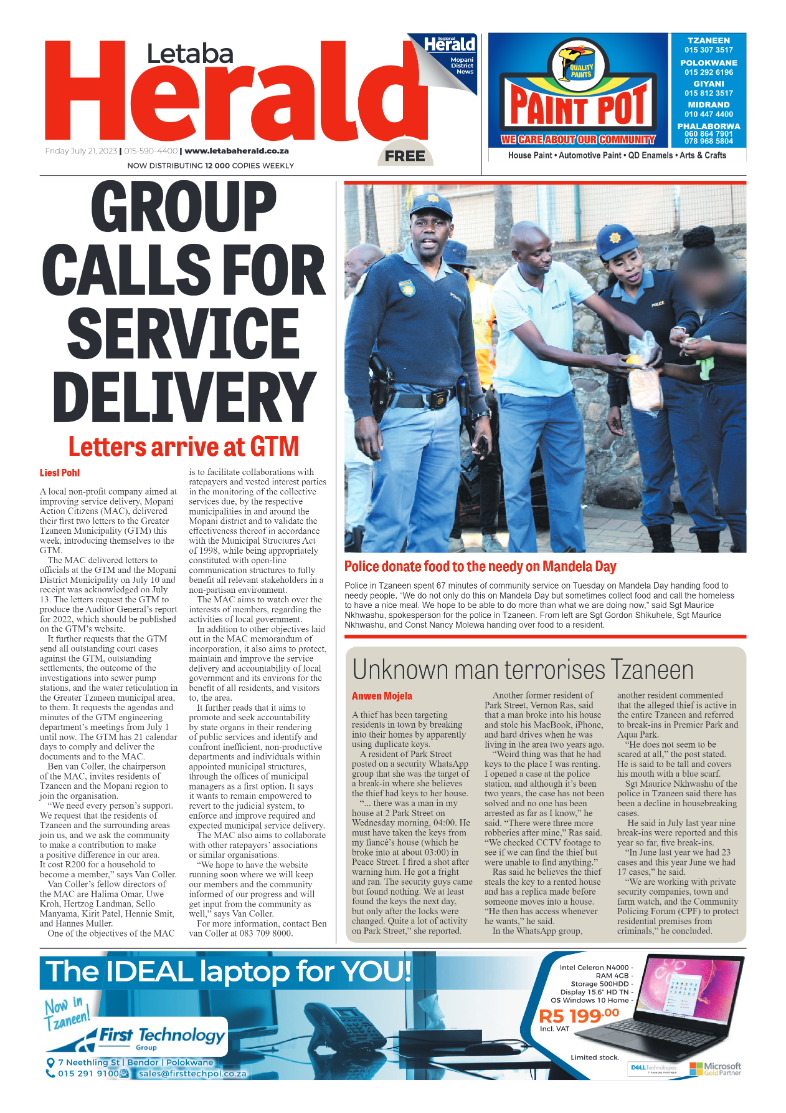 Letaba Herald page 1