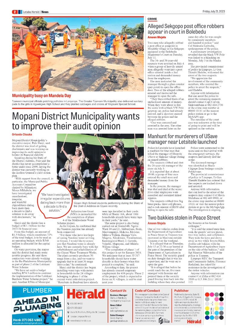 Letaba Herald page 2