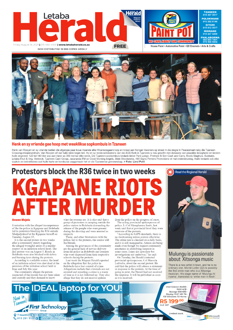 Letaba Herald page 1